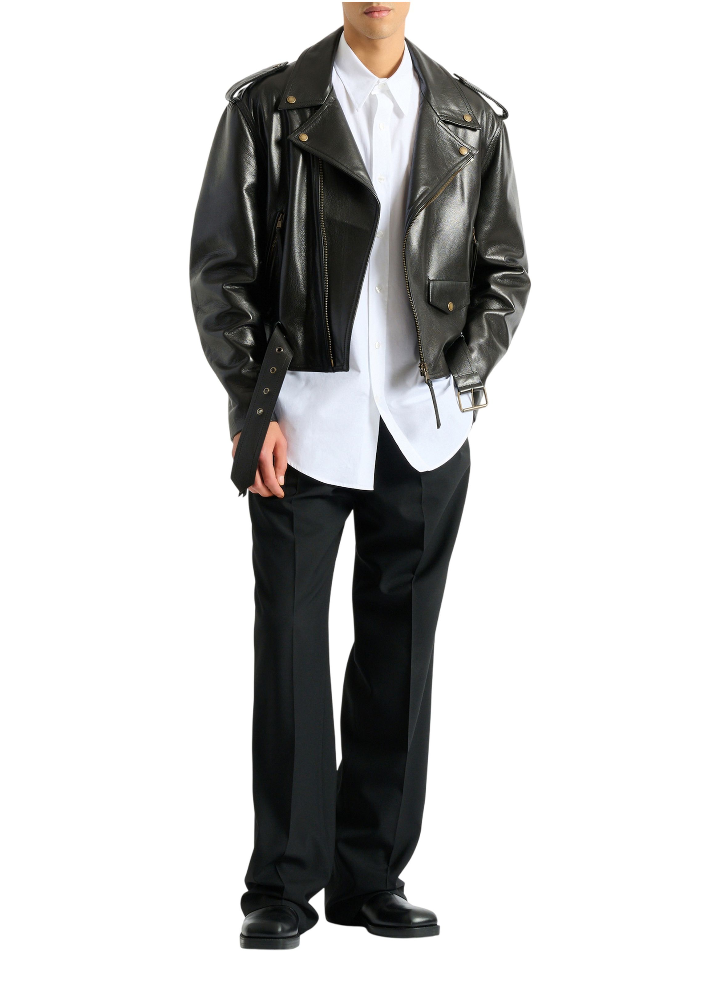 Chemise balmain paris en popeline de coton BALMAIN Blanc