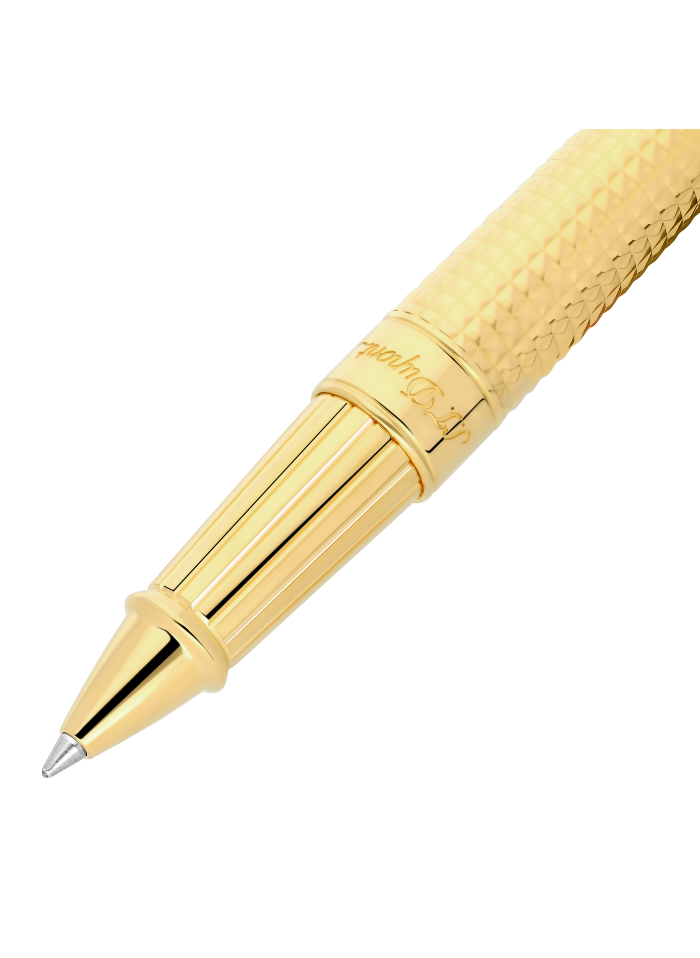 Large Line D Eternity Rollerball Pen S.T. DUPONT Golden