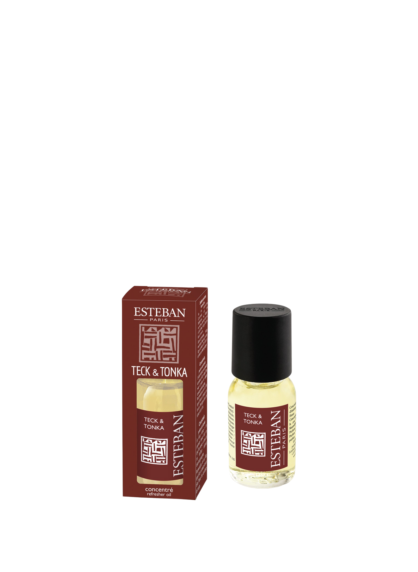 Concentré de parfum Teck & Tonka 14 ml ESTEBAN Marron