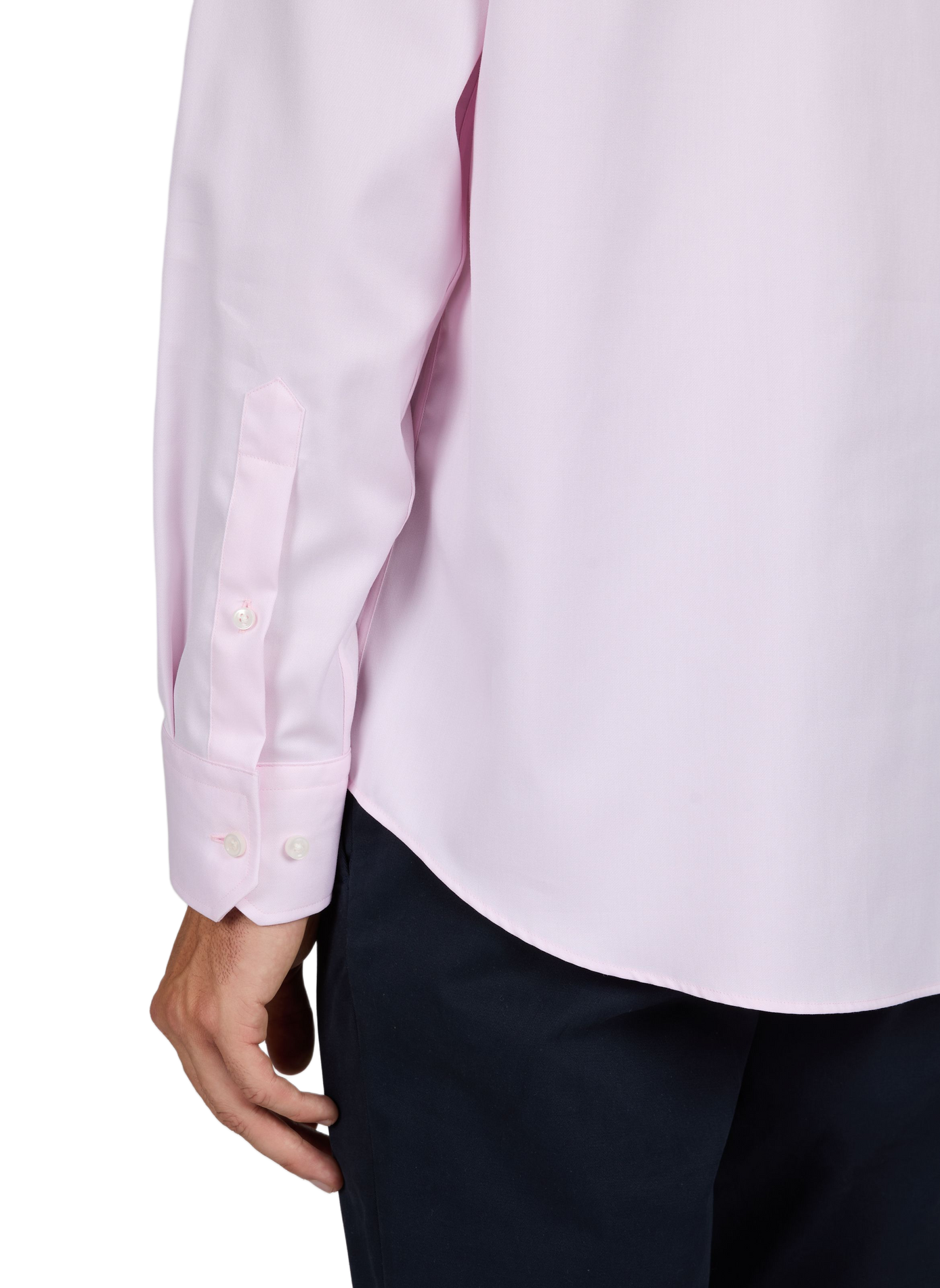 Katoenen overhemd BOSS Roze