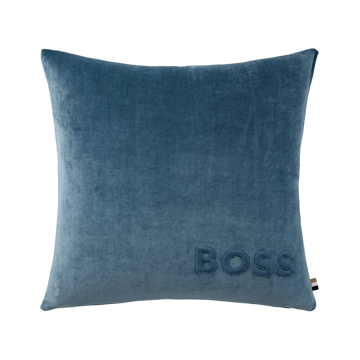 Housse de coussin en coton synthétique, bold logo BOSS HOME Bleu