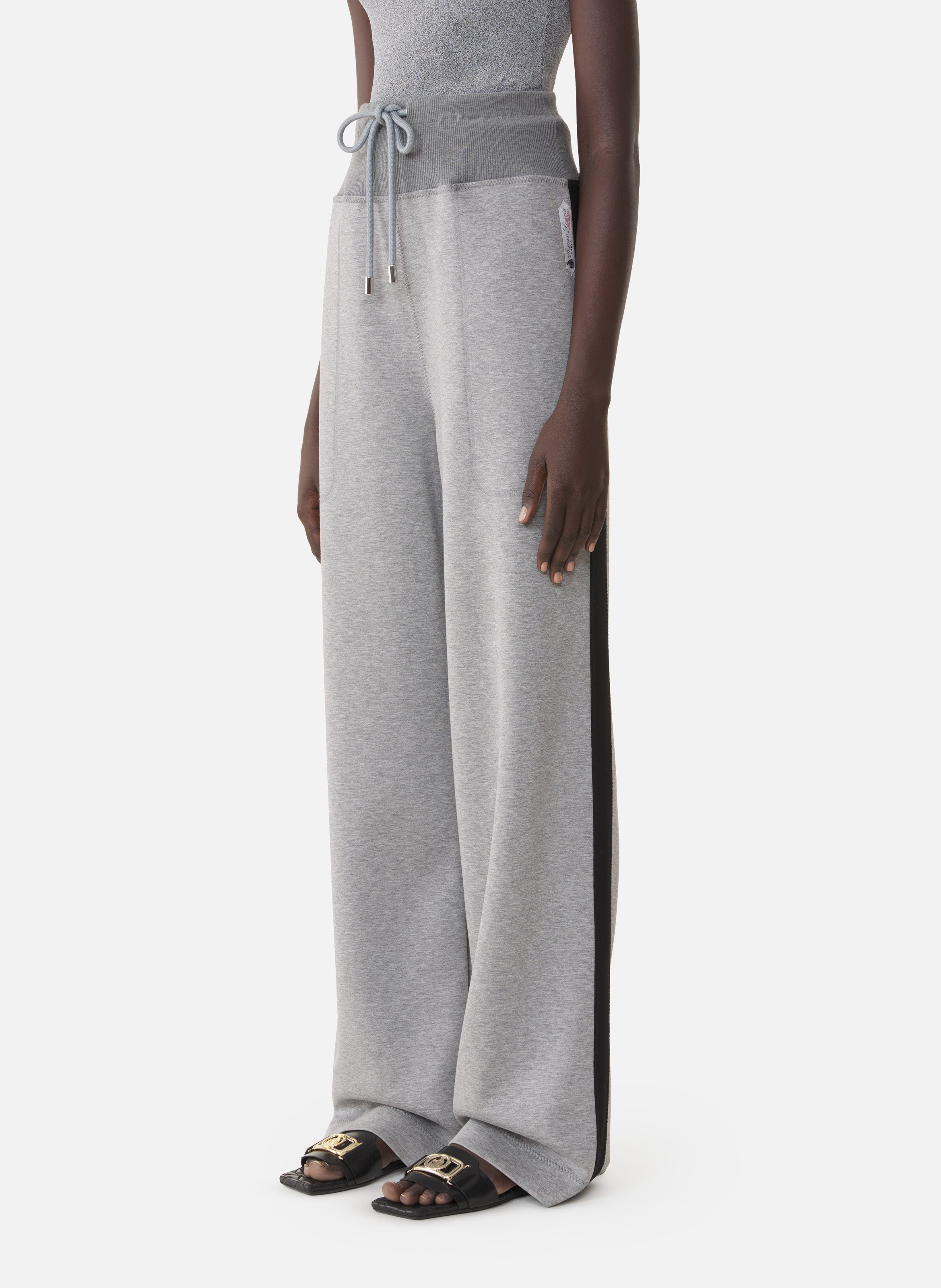 Jogging large en jersey double face LANVIN Gris