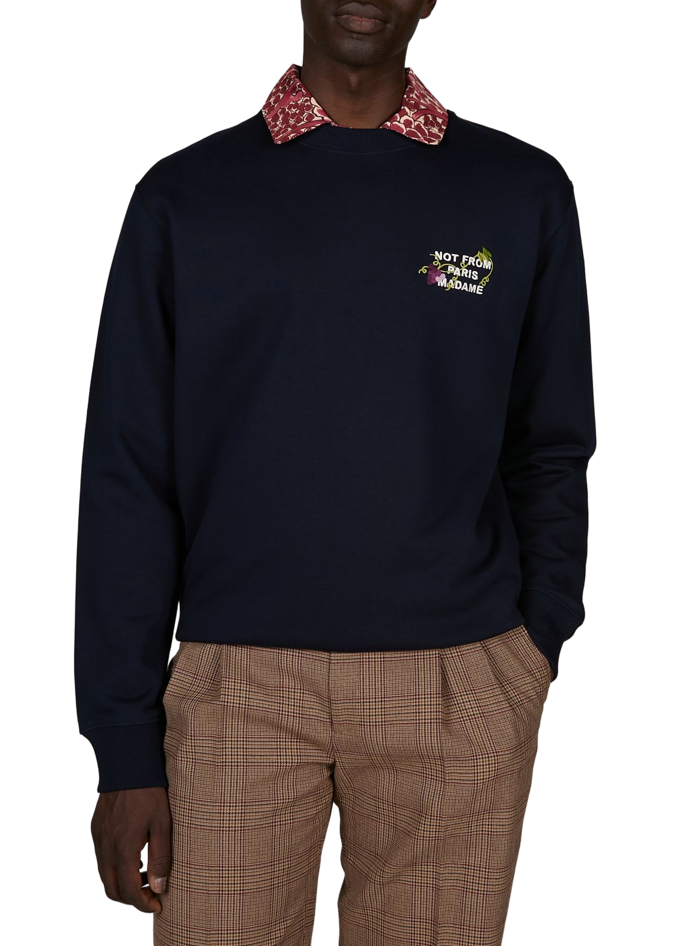 Cotton sweatshirt DROLE DE MONSIEUR Blue