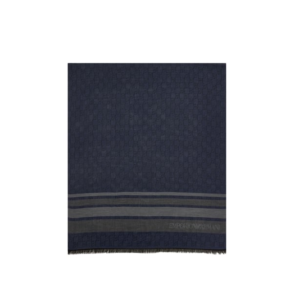 Echarpe à motif avec franges Echarpe à motif avec franges