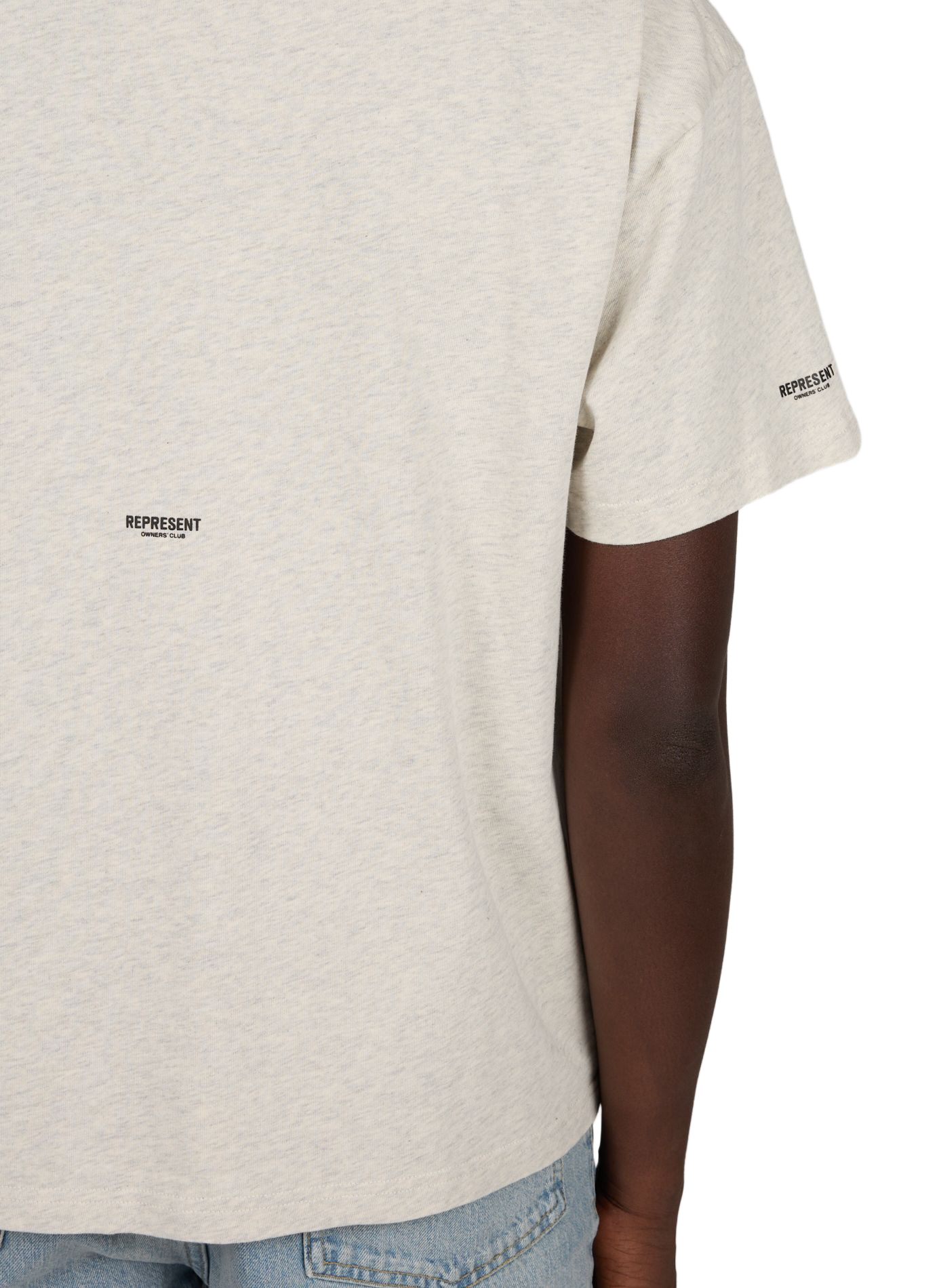 Round neck T-shirt REPRESENT Beige