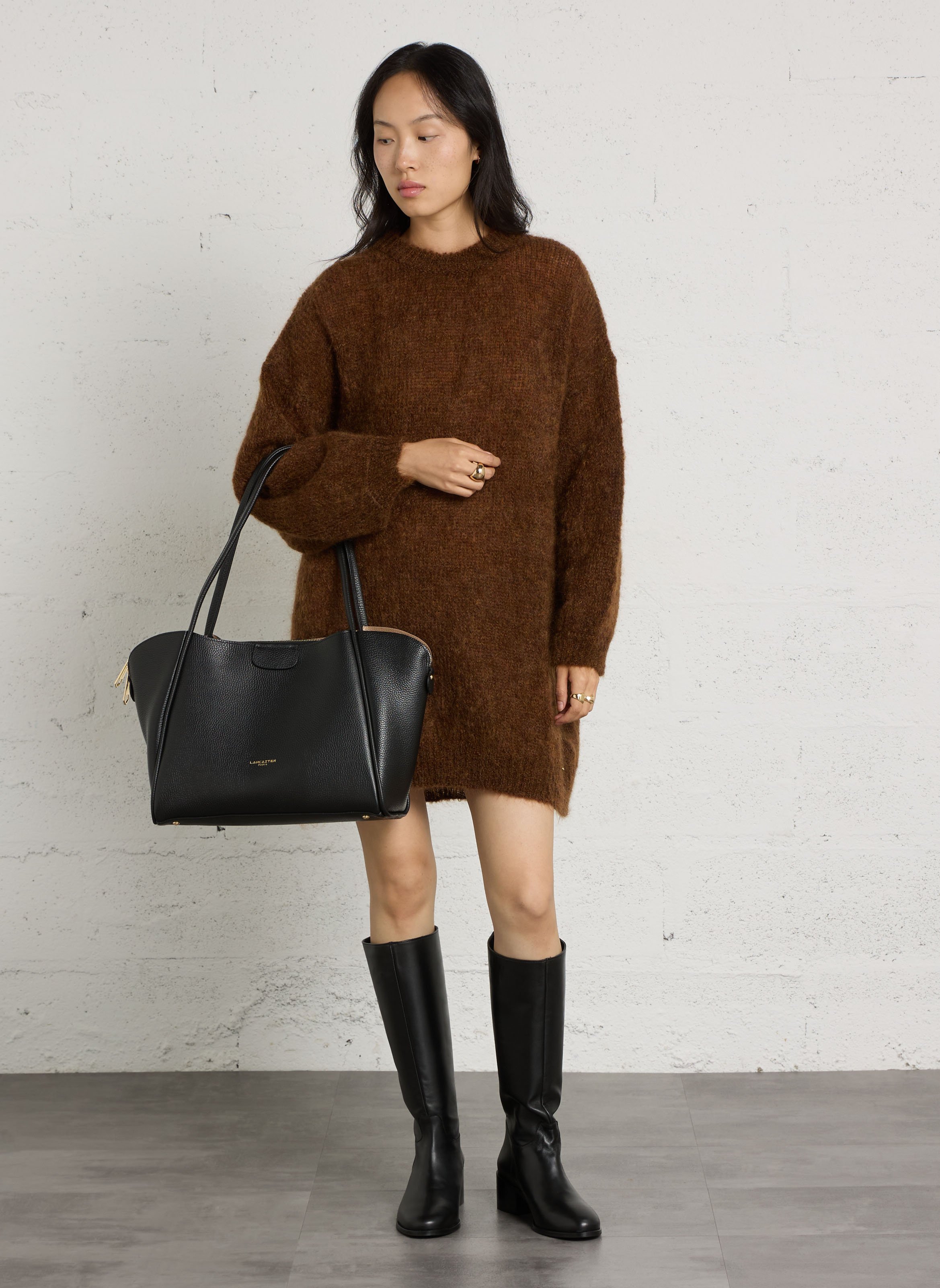 Bottes en cuir zohra BOBBIES Noir