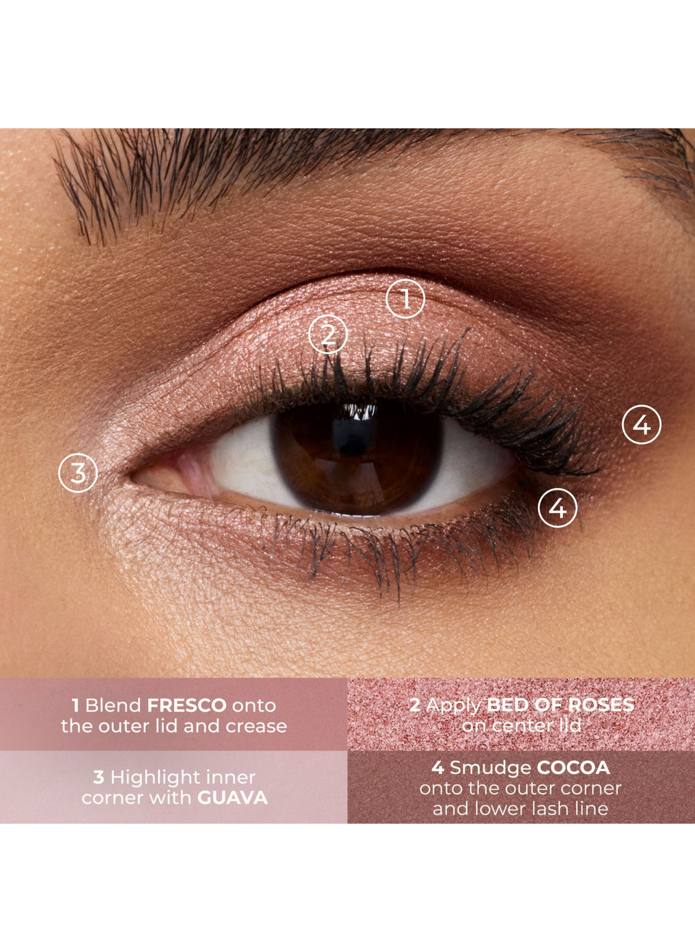 Caviar Eye Shadow Quad LAURA MERCIER Rosewood romance