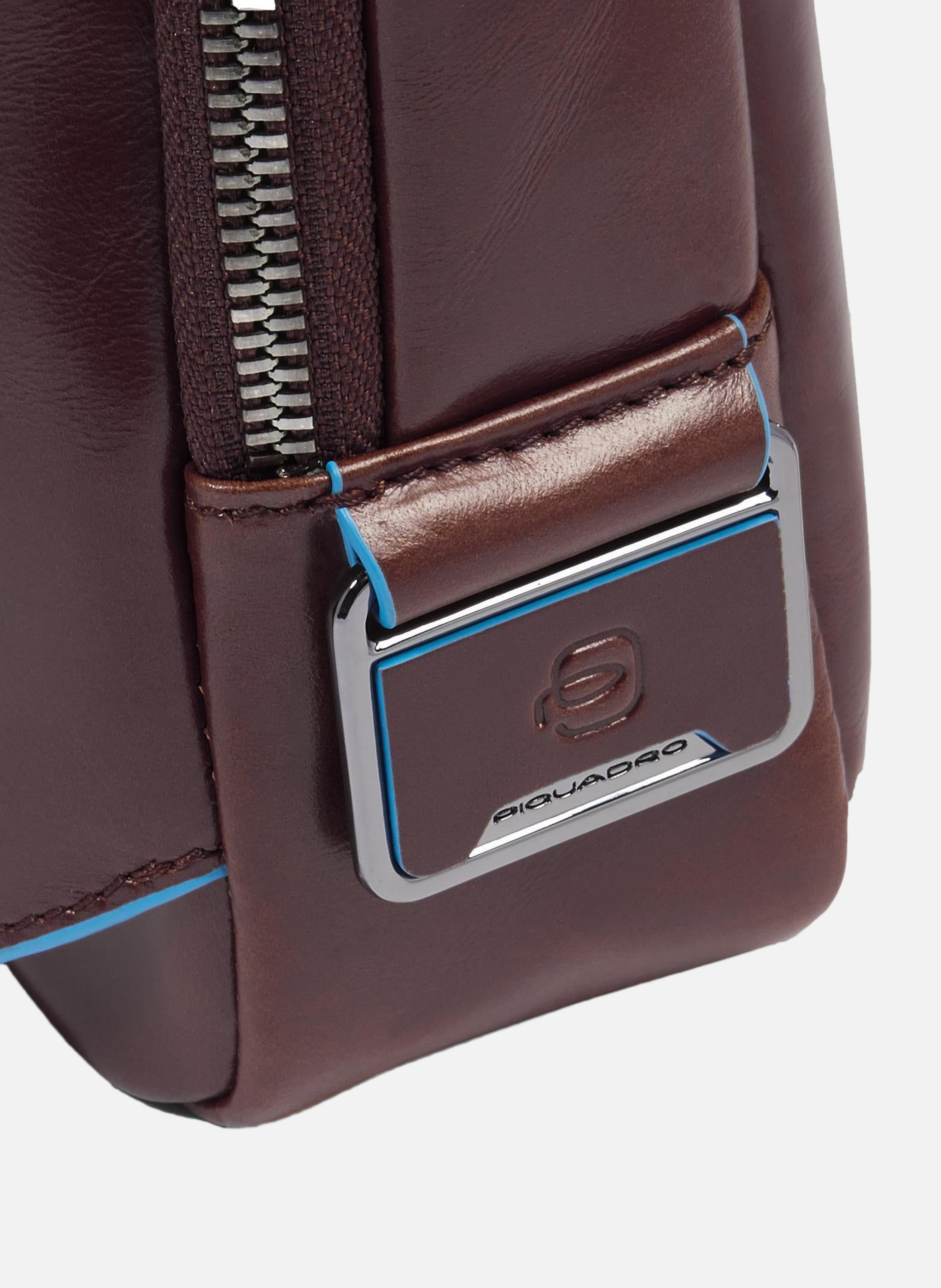 Men's crossbody bag for ipad®mini PIQUADRO Brown