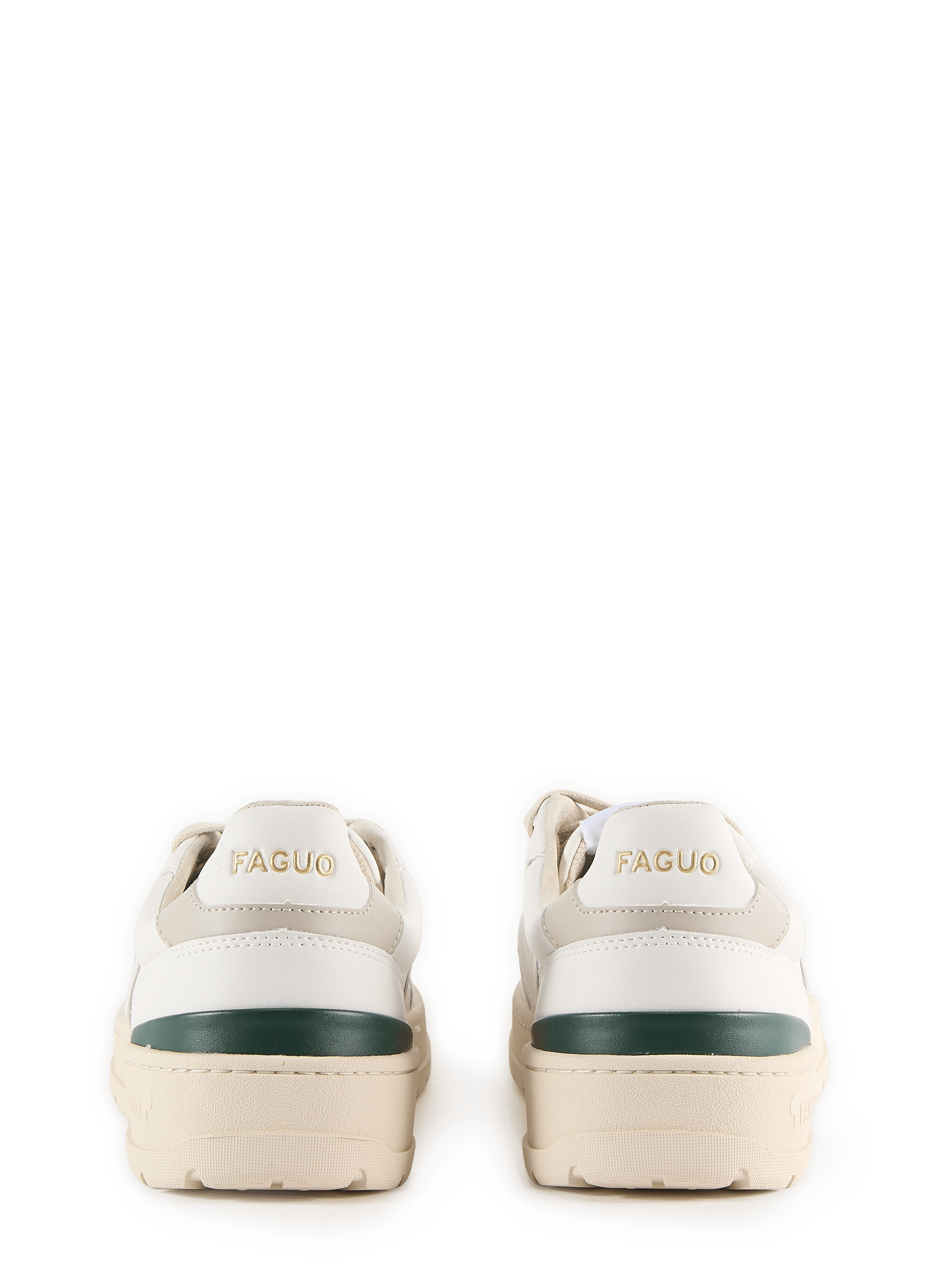 Low-top leather sneakers FAGUO White