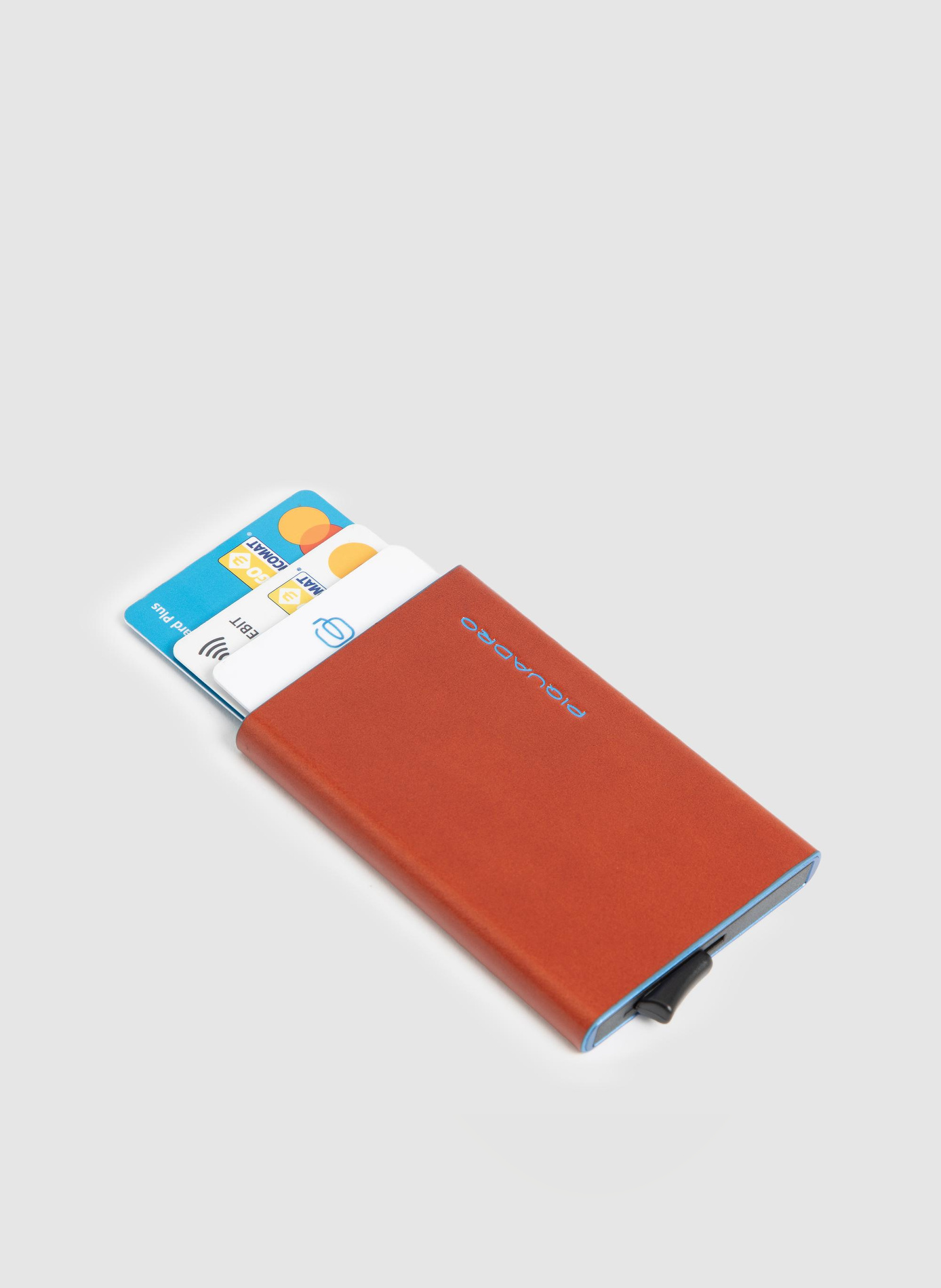 Porte-cartes pop-up automatique PIQUADRO Marron