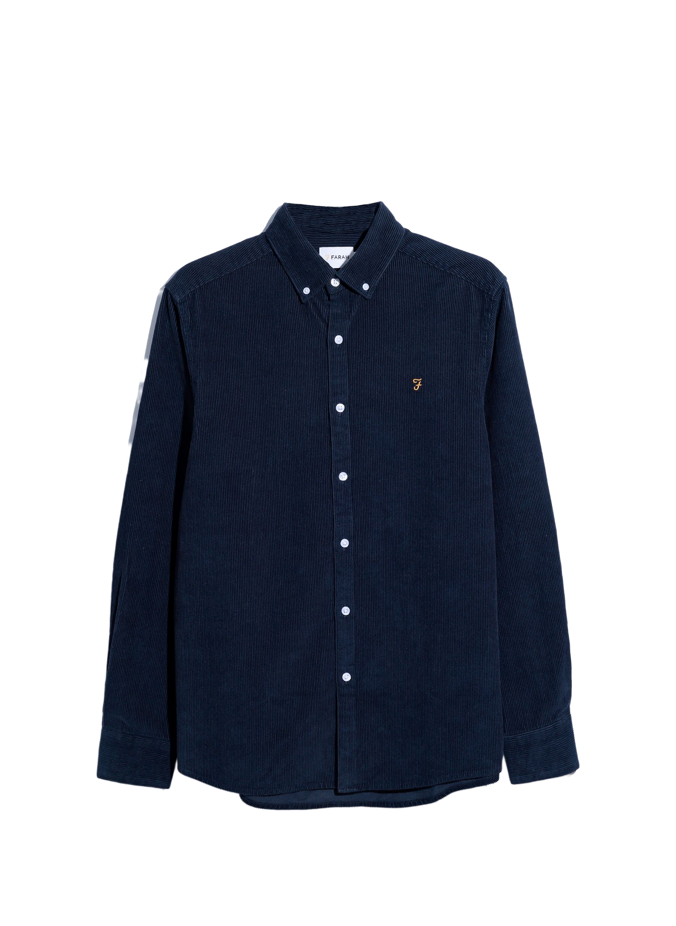 Straight classic collar shirt in cotton FARAH Blue