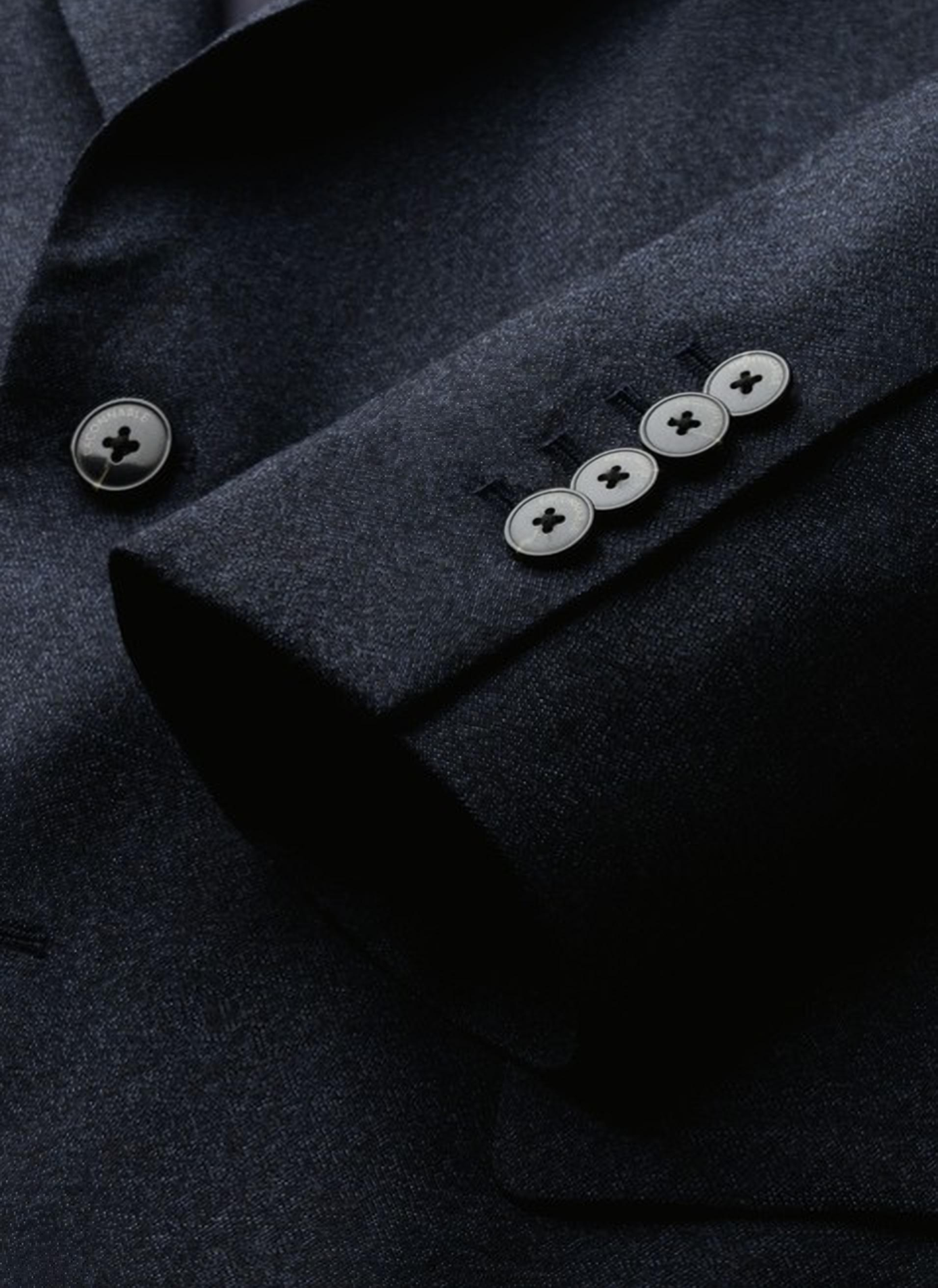 Blazer in blended wool. FACONNABLE Blue
