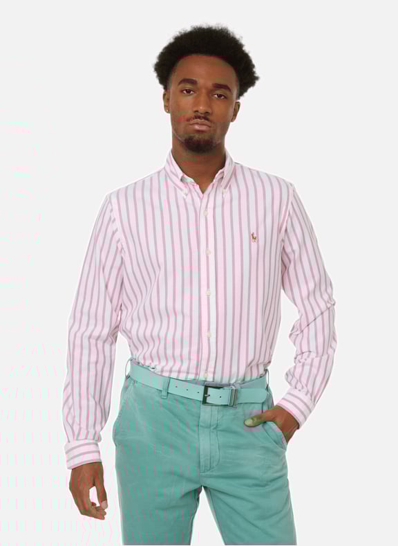 Chemise a discount rayure ralph lauren