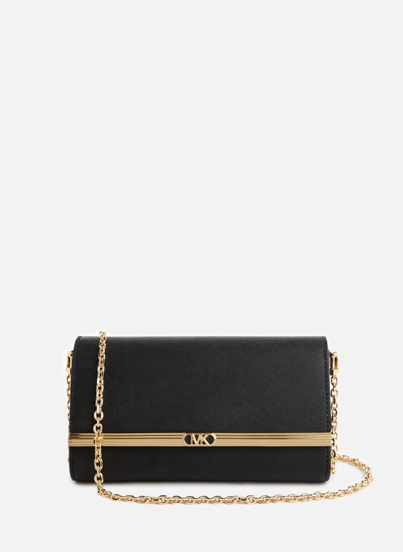 Sac à bandoulière Mona en cuir Noir by MICHAEL KORS MICHAEL KORS Sac à bandoulière Mona en cuir Noir