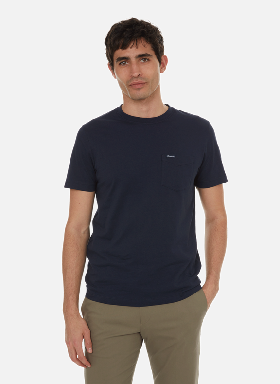 FACONNABLE Givenchy Paris 3 avenue George V T-shirt in cotton Blue