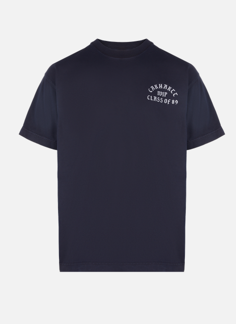 Übergroßes Baumwoll-T-Shirt BlauCARHARTT WIP 