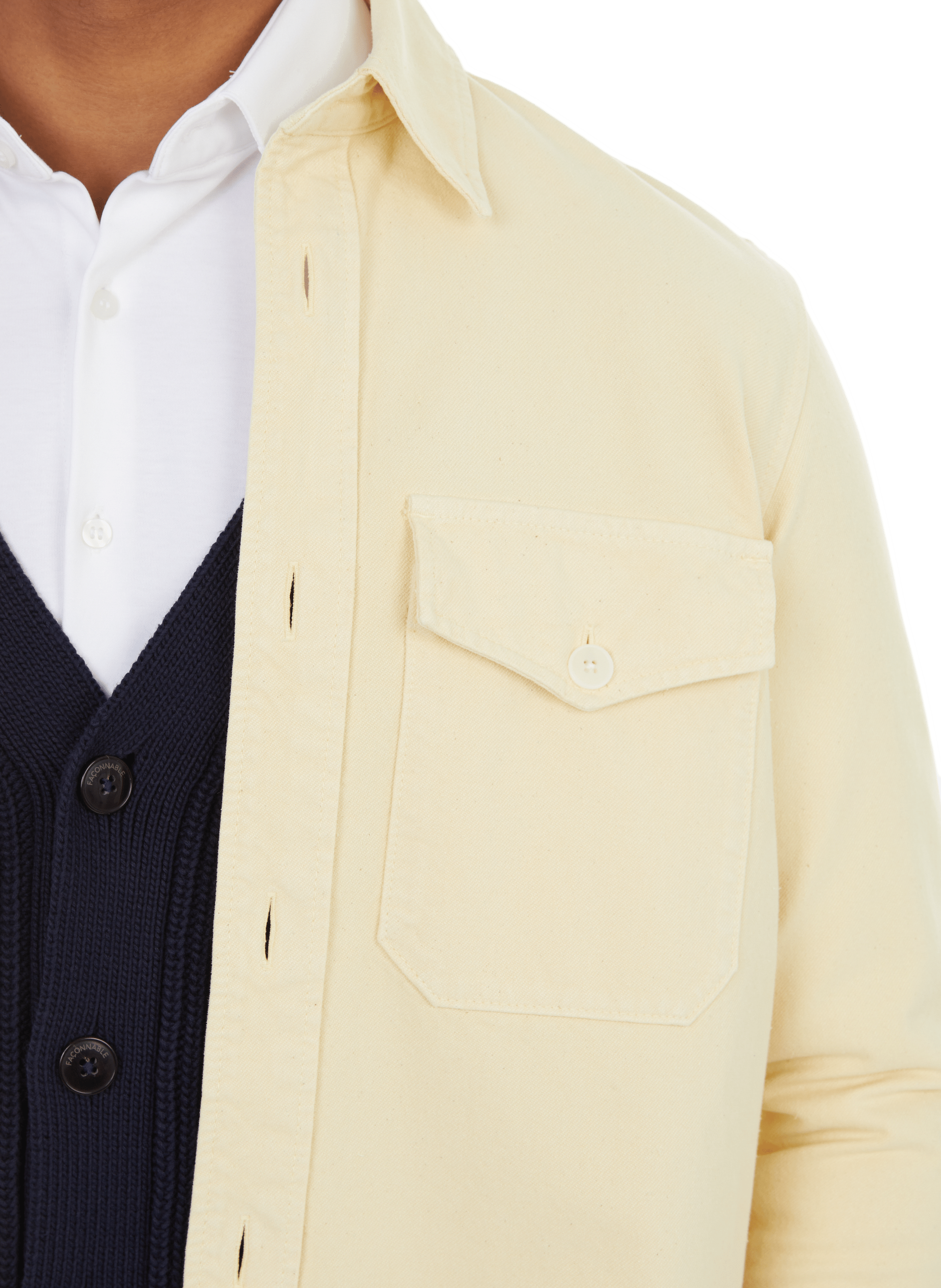 Chemise droite  EDITIONS 102 Jaune