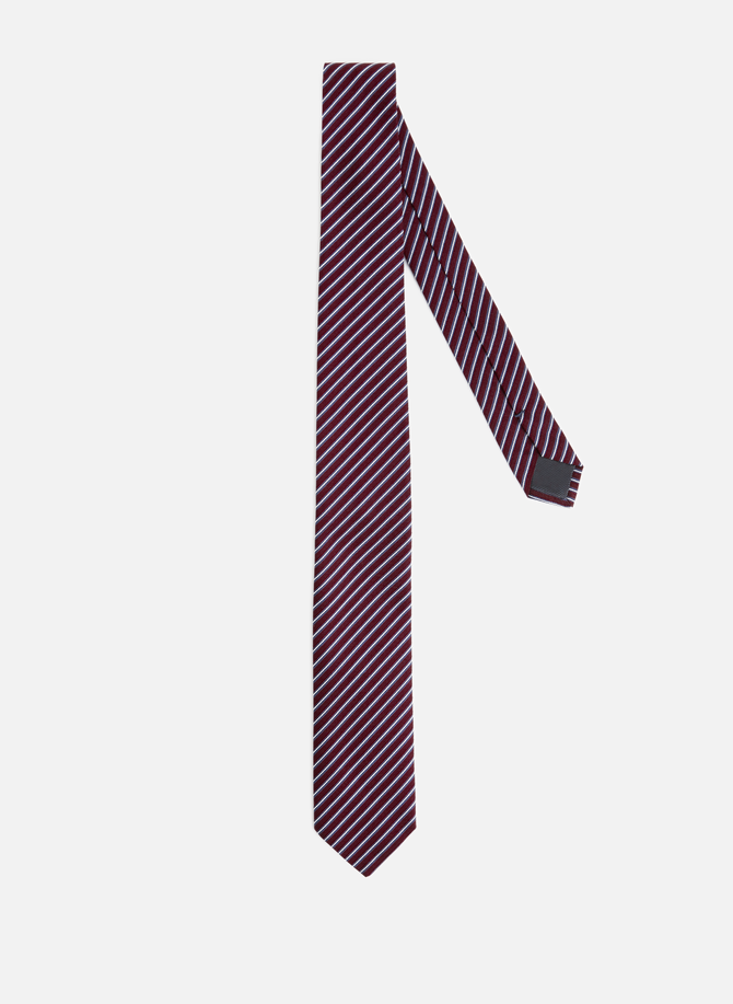 Cravate à rayures en soie  AU PRINTEMPS PARIS