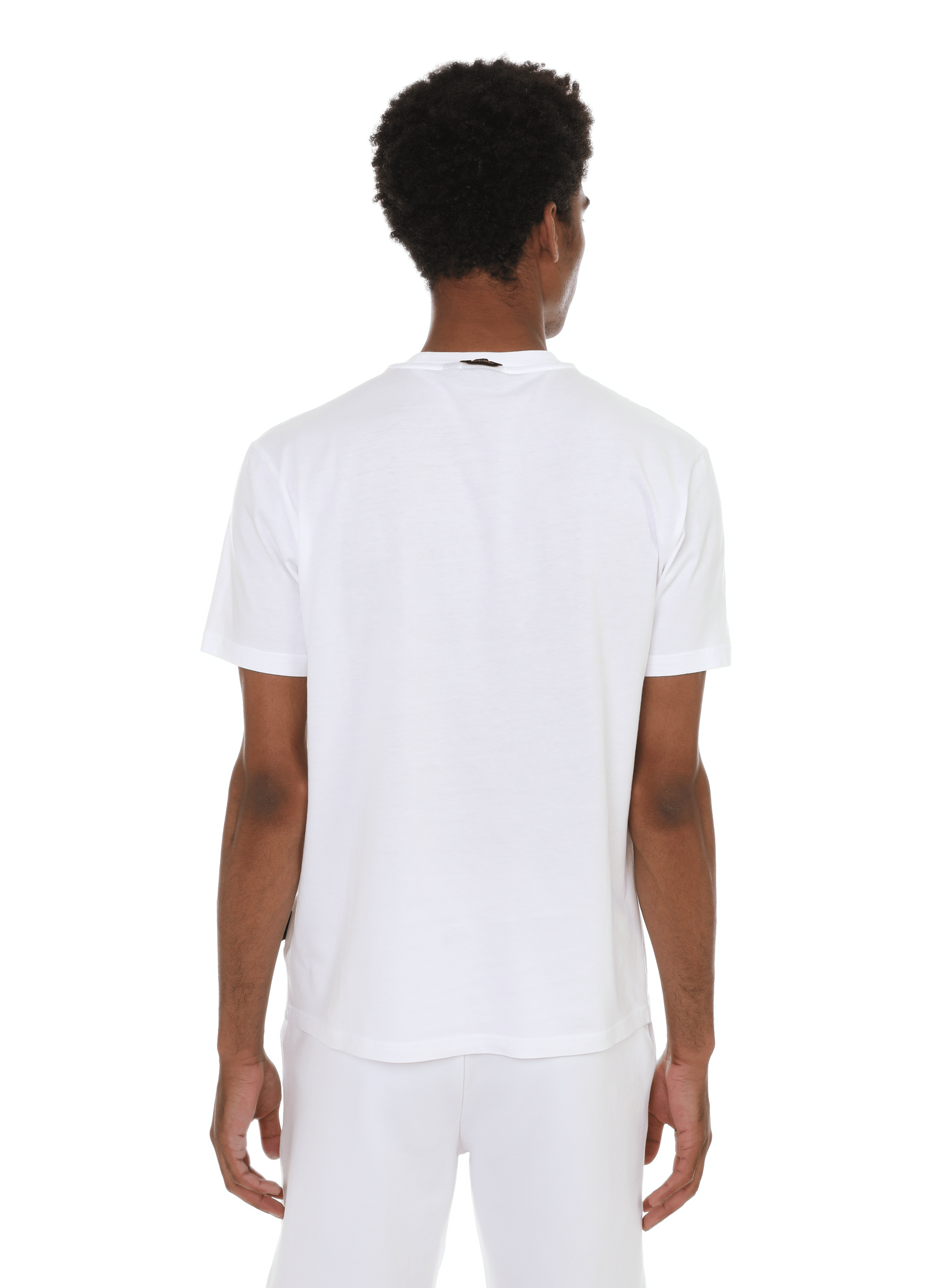 Bedrucktes Baumwoll-T-Shirt NAPAPIJRI Weiss