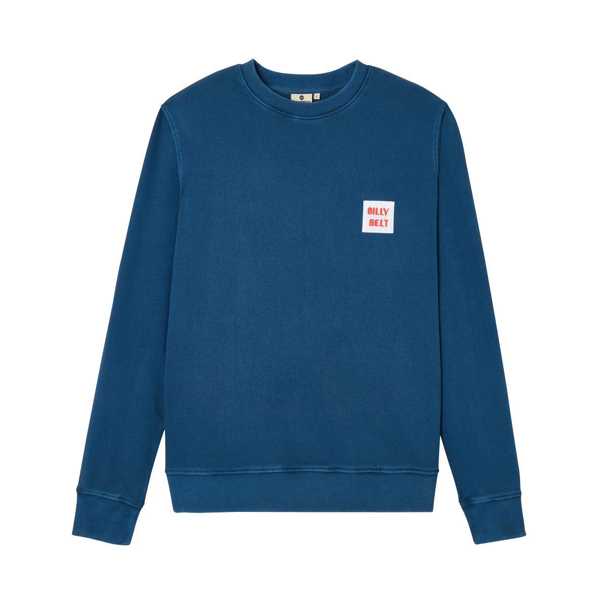 Sweatshirt vintage en coton biologique BILLYBELT Bleu