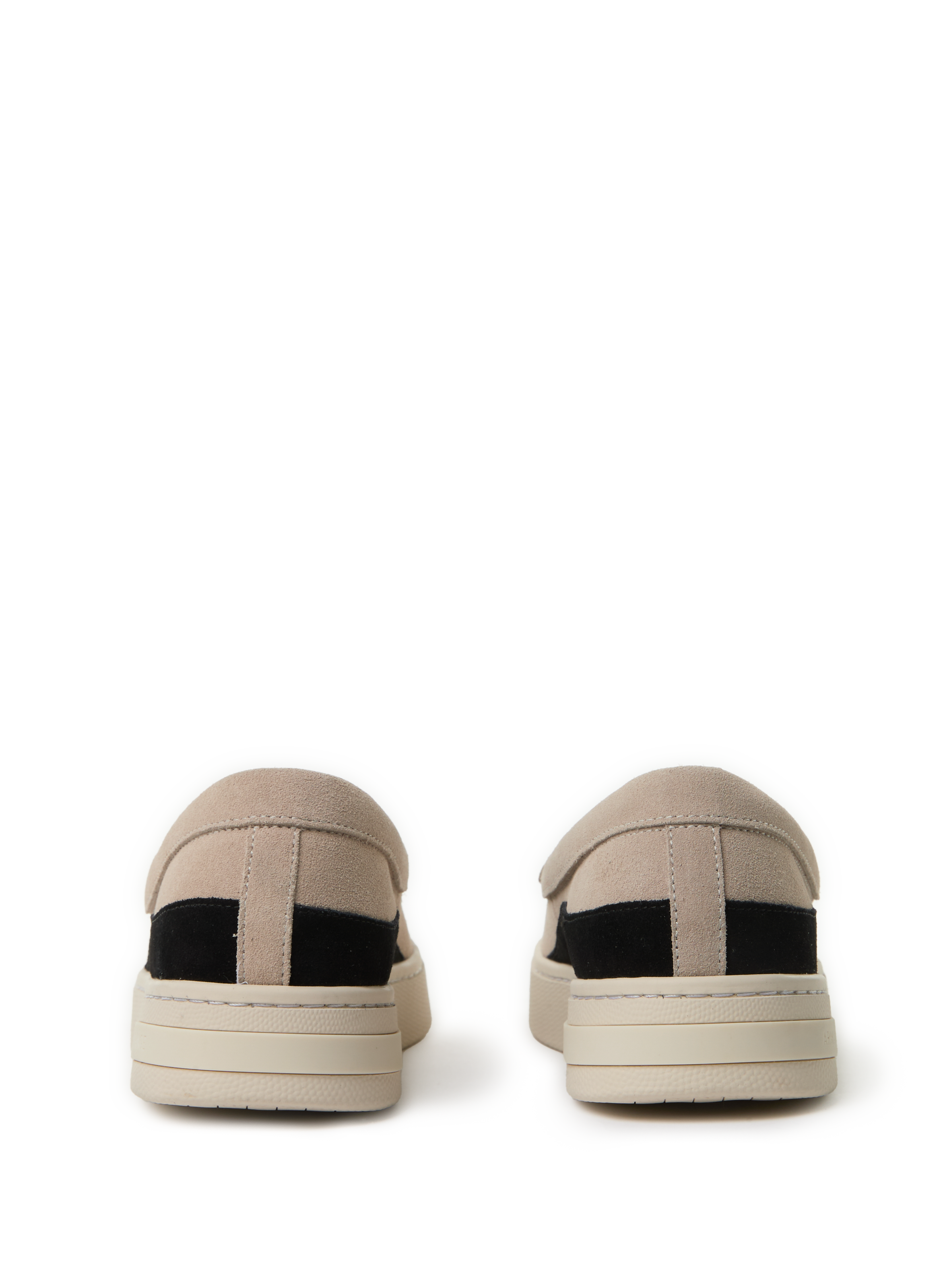 Mocassin en cuir suédé  ARMANI EXCHANGE Beige