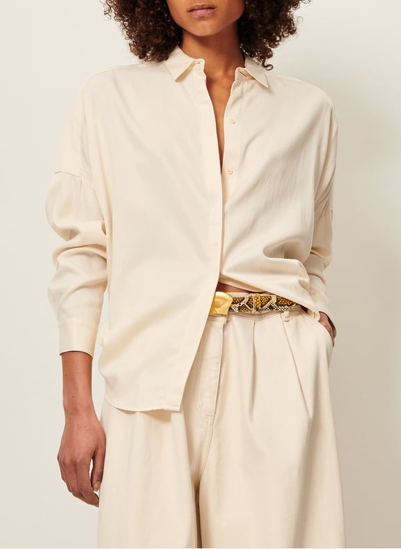 Chemise col classique lady d Beige by SESSUN SESSUN Chemise col classique lady d Beige