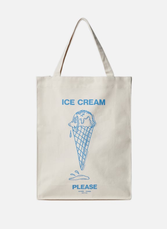 Tote bag en coton Beige by SAMSOE SAMSOE SAMSOE SAMSOE Tote bag en coton Beige