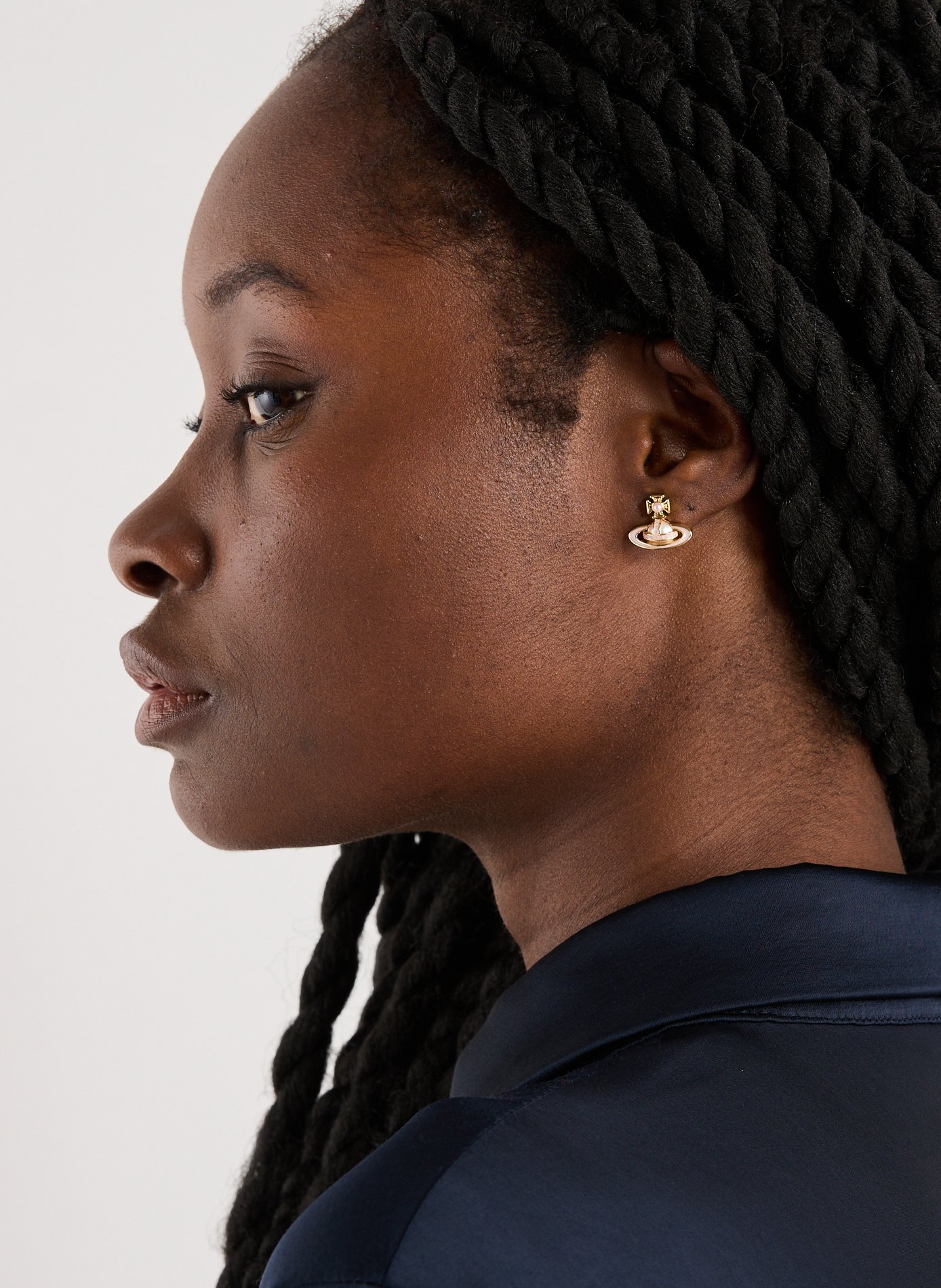 Simonetta Bas relief earrings VIVIENNE WESTWOOD Pink