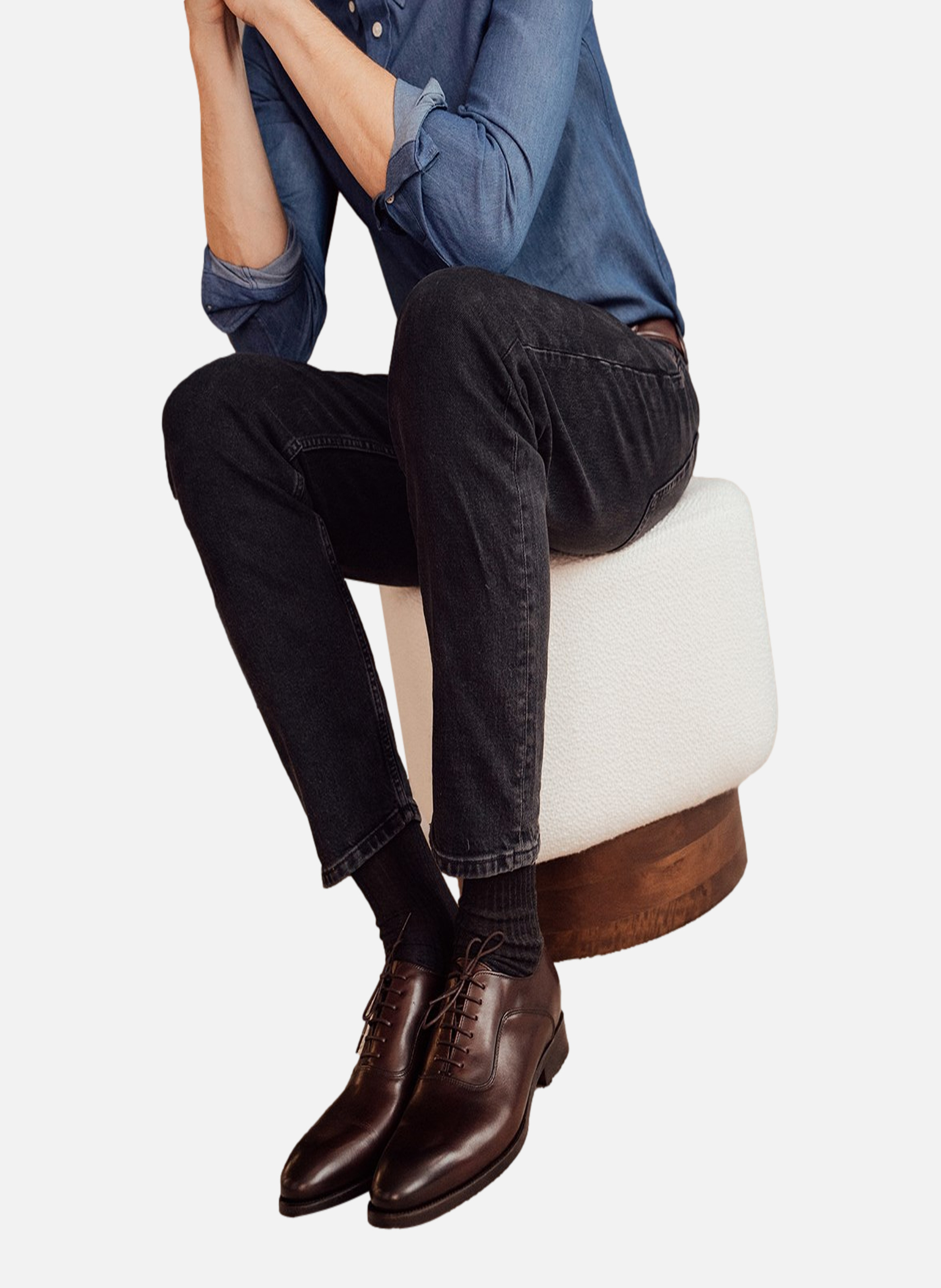 Richelieu cuir andreas FINSBURY Marron