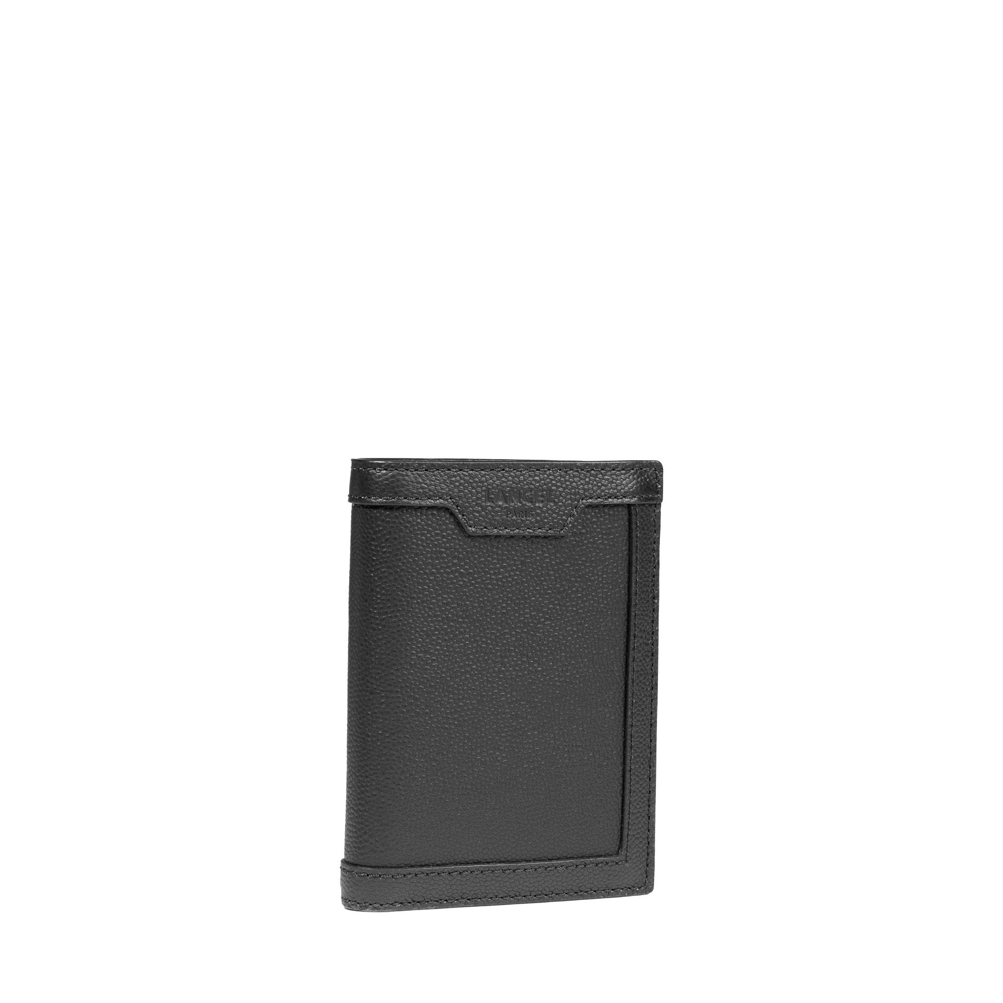 Portefeuille européen charlie de lancel en cuir LANCEL Noir