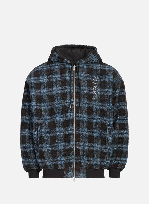 Reversible Ocaro Jacket Blue by HELAS CAPS HELAS CAPS Reversible Ocaro Jacket Blue