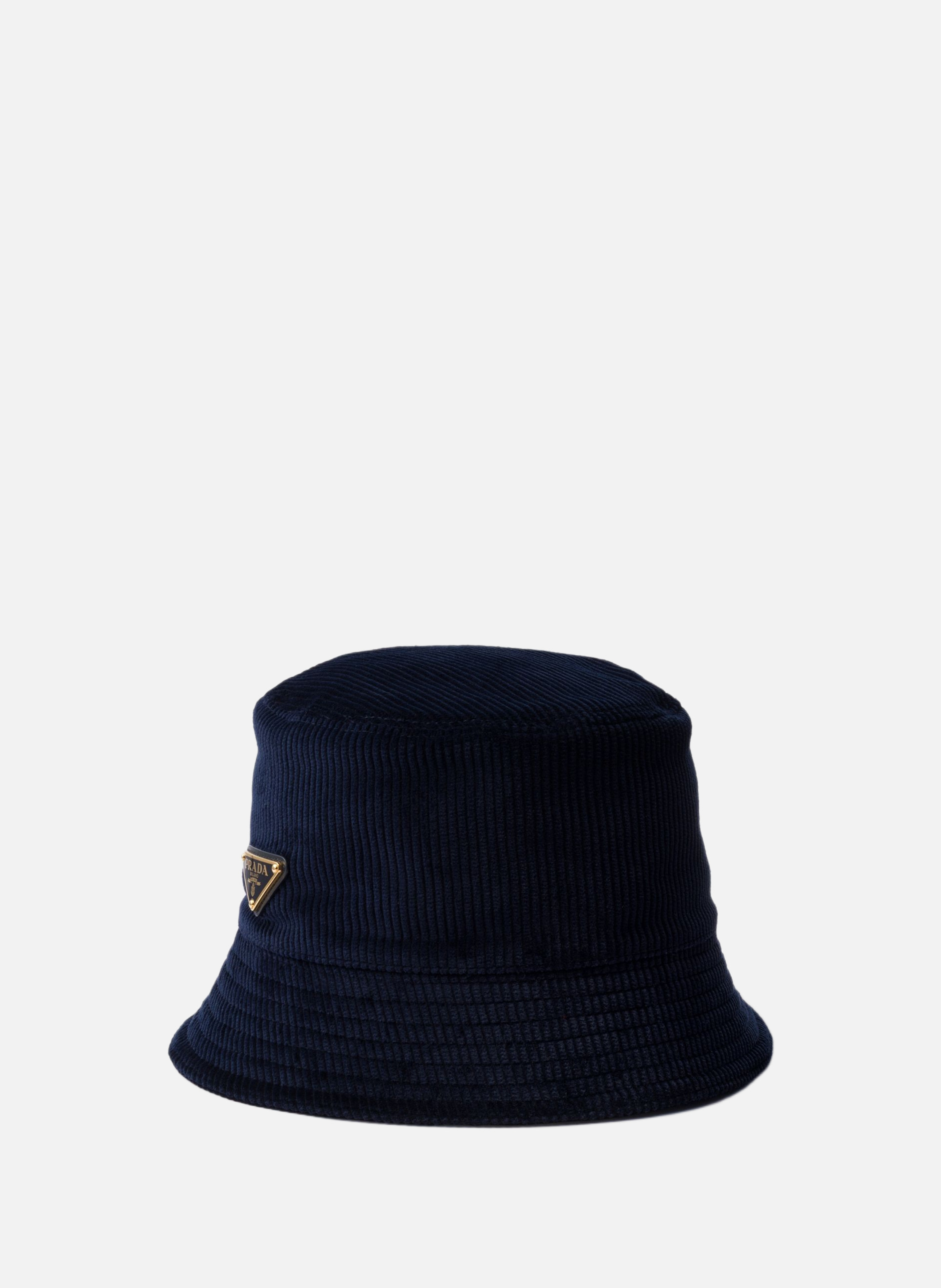 PRADA Bob en velours côtelé Bleu