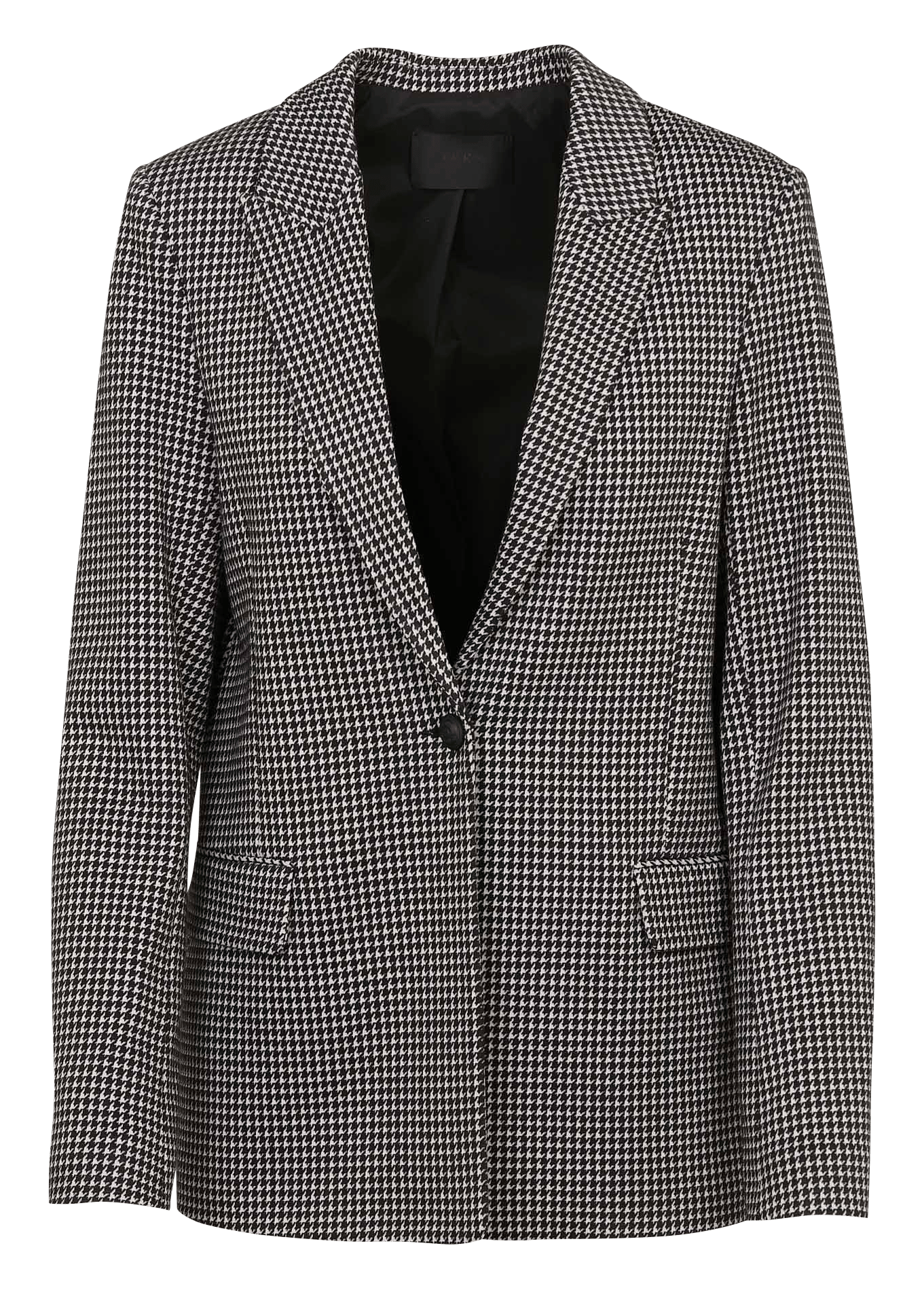 Veste tailleur droite imprimée IKKS Noir