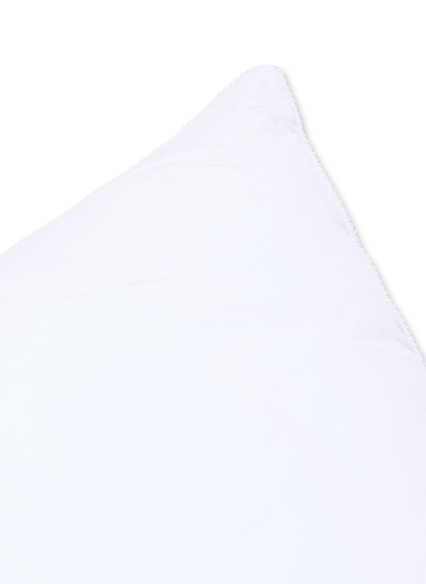 Natural pillow in cotton satin and silk AU PRINTEMPS PARIS White