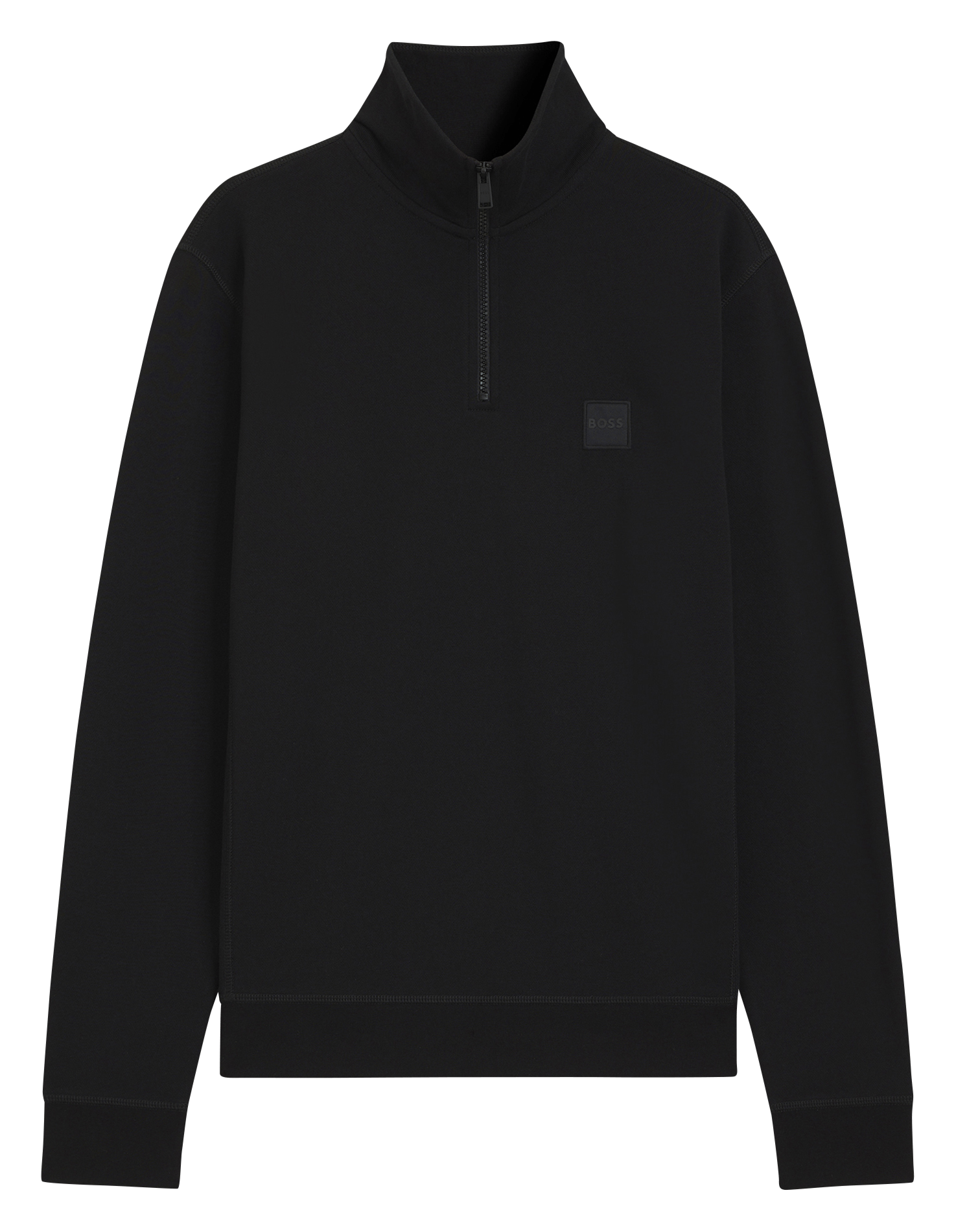 A refsweat col camionneur en coton Noir