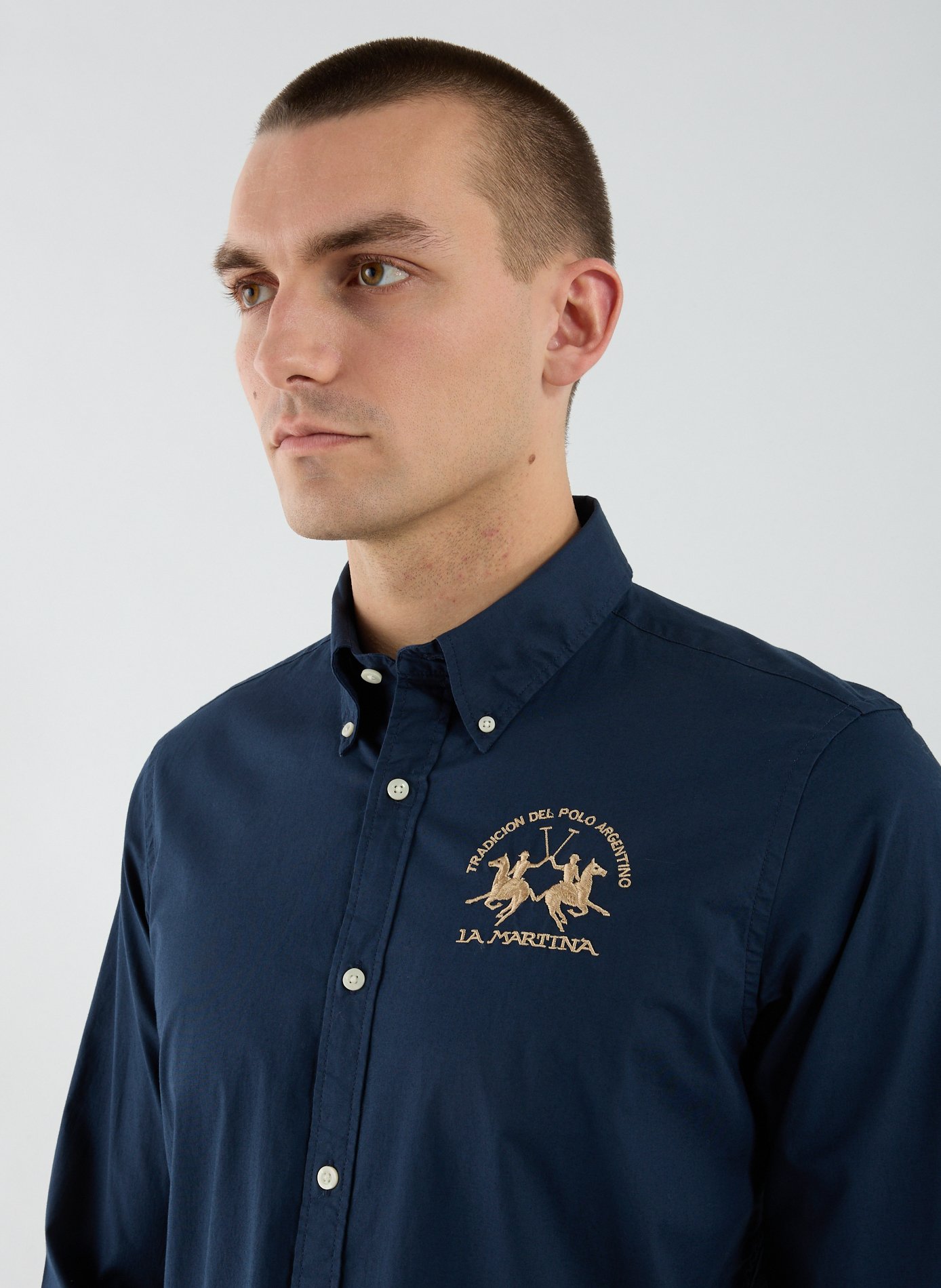  Cotton shirt LA MARTINA Blue