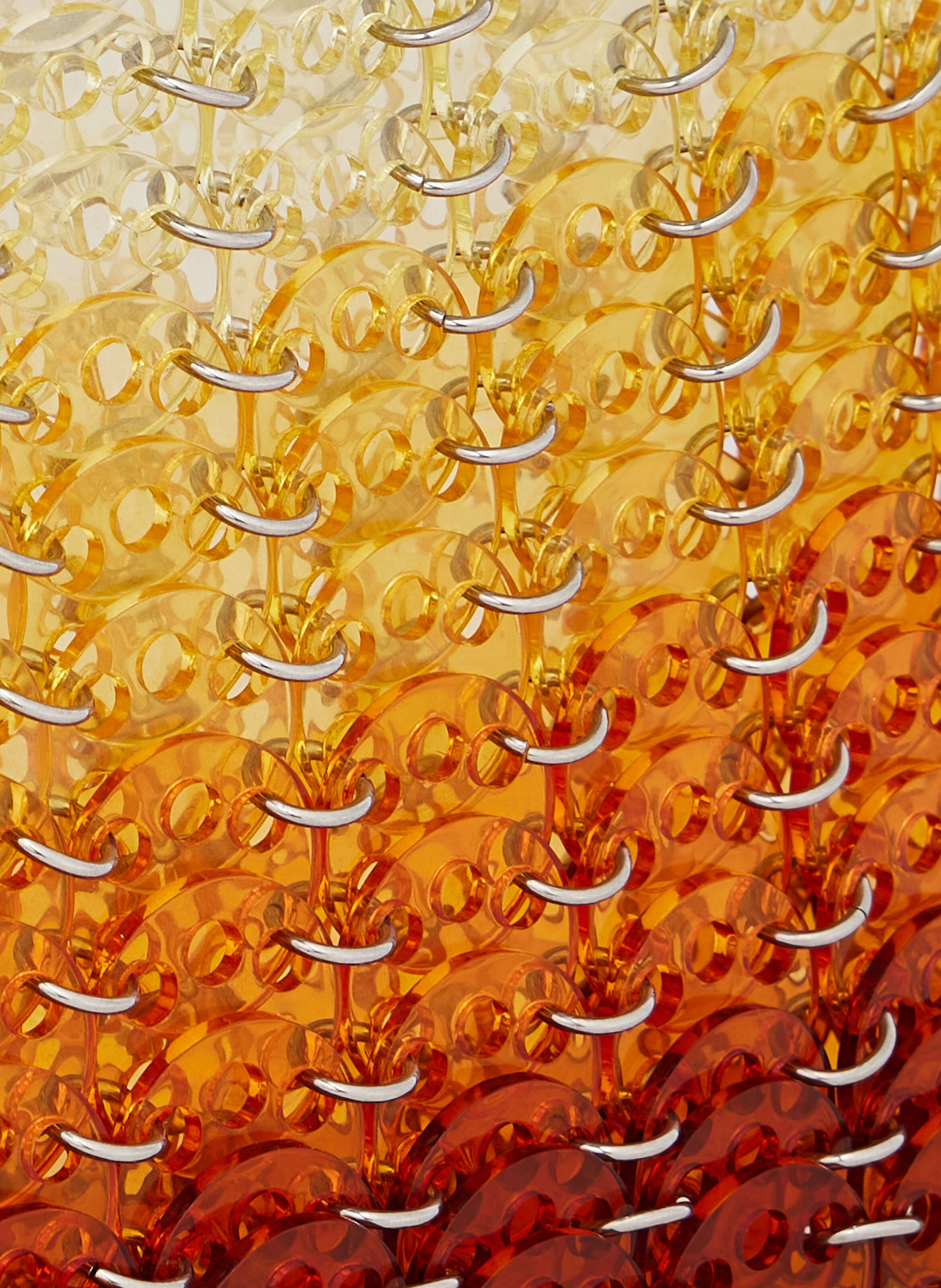 Sac 1969 dégradé en résine RABANNE Orange