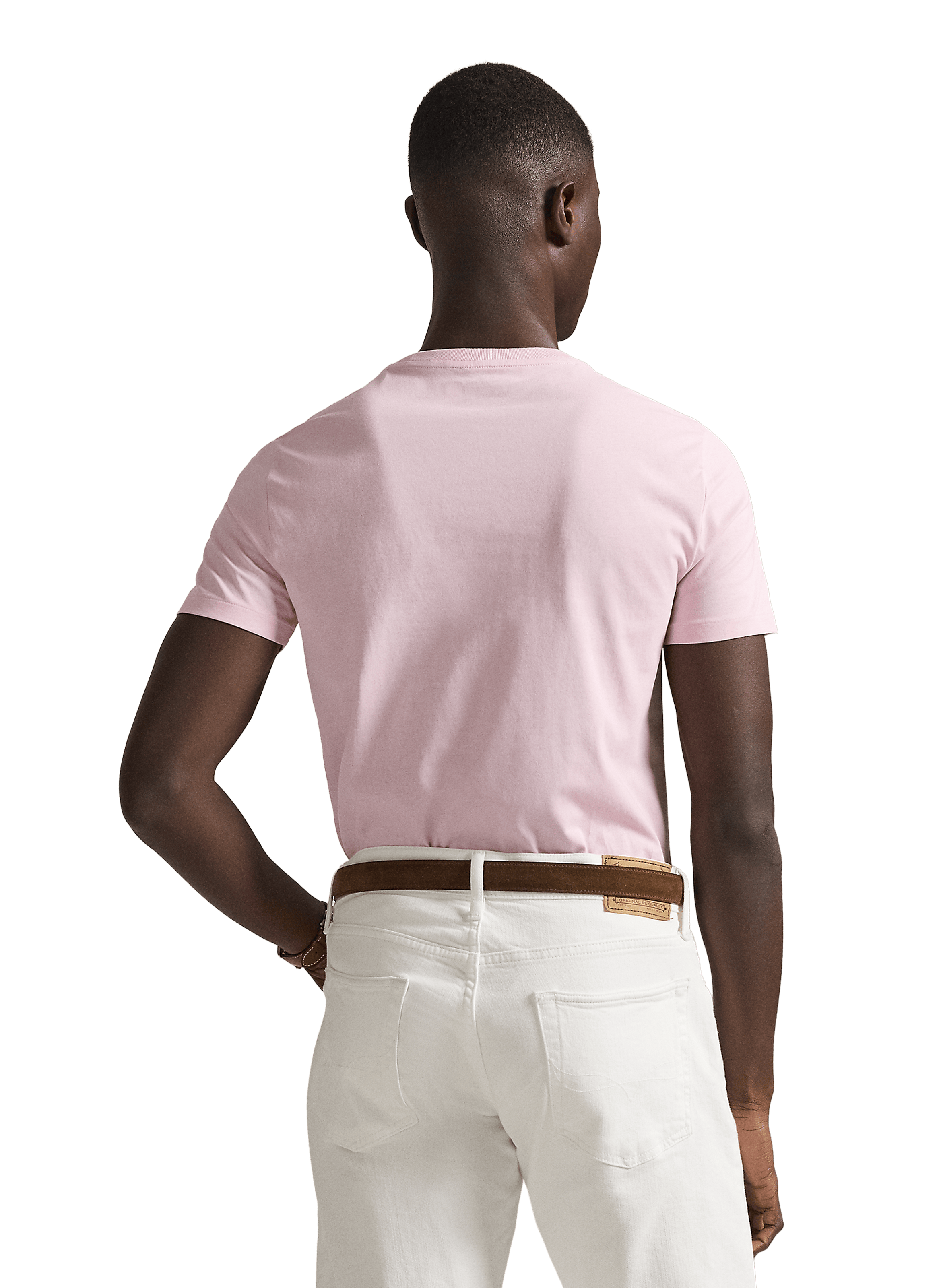 Cotton round-neck T-shirt POLO RALPH LAUREN Pink