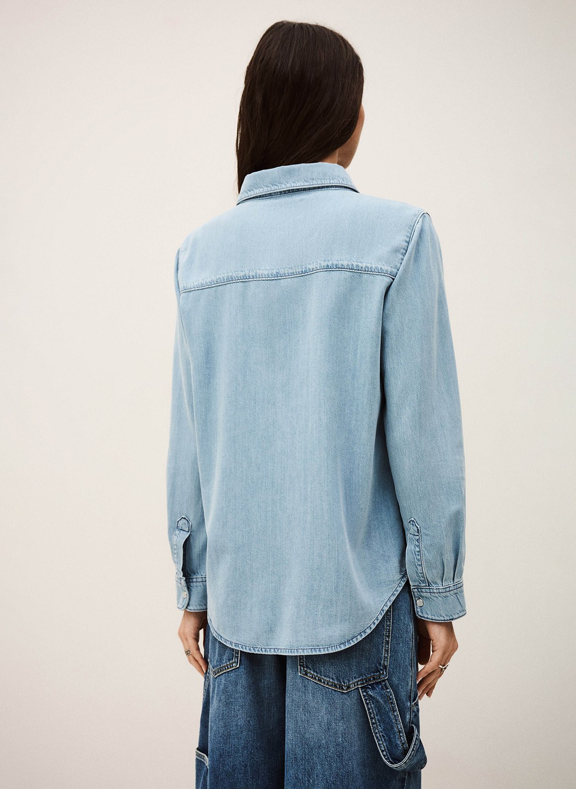 Chemise droite col classique adali BA&SH Bleu