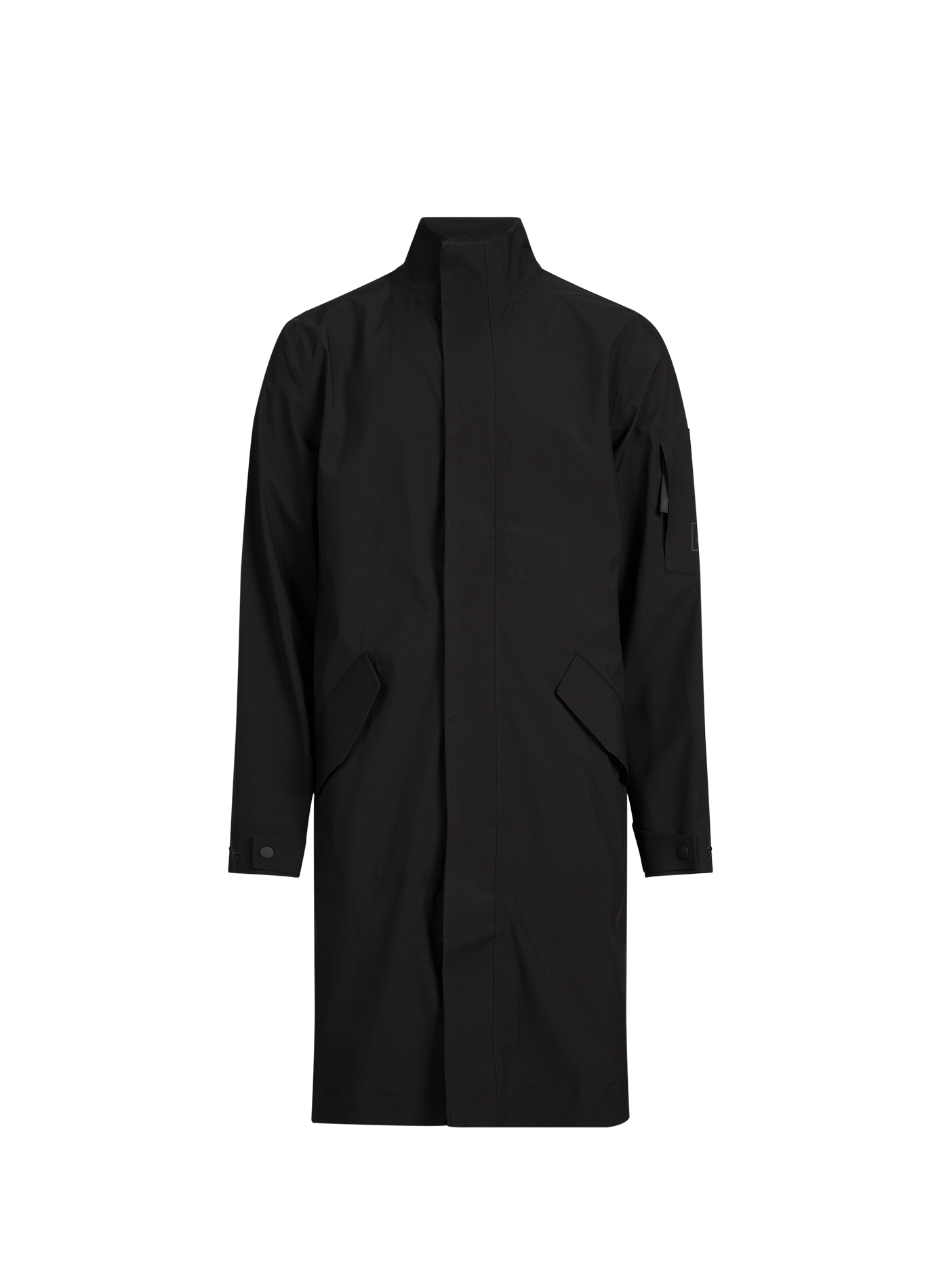 Parka Suva à capuche amovible RAINS Noir