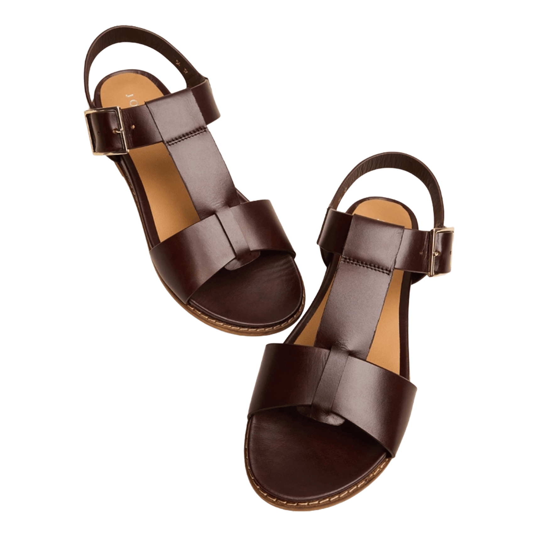 Sandales plate en cuir accoca JONAK Violet