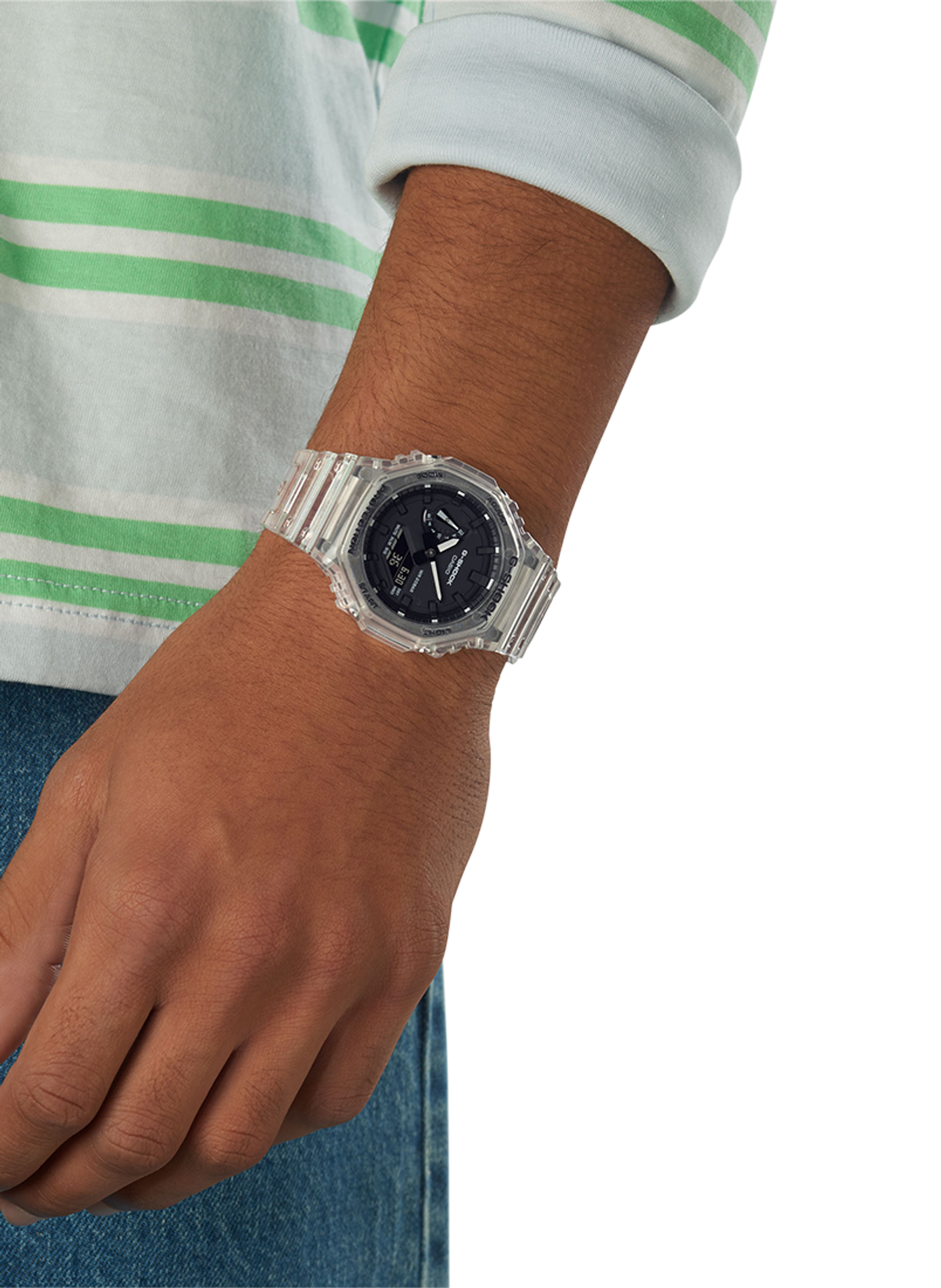 Montre quartz analogique Classic en résine G-SHOCK Blanc