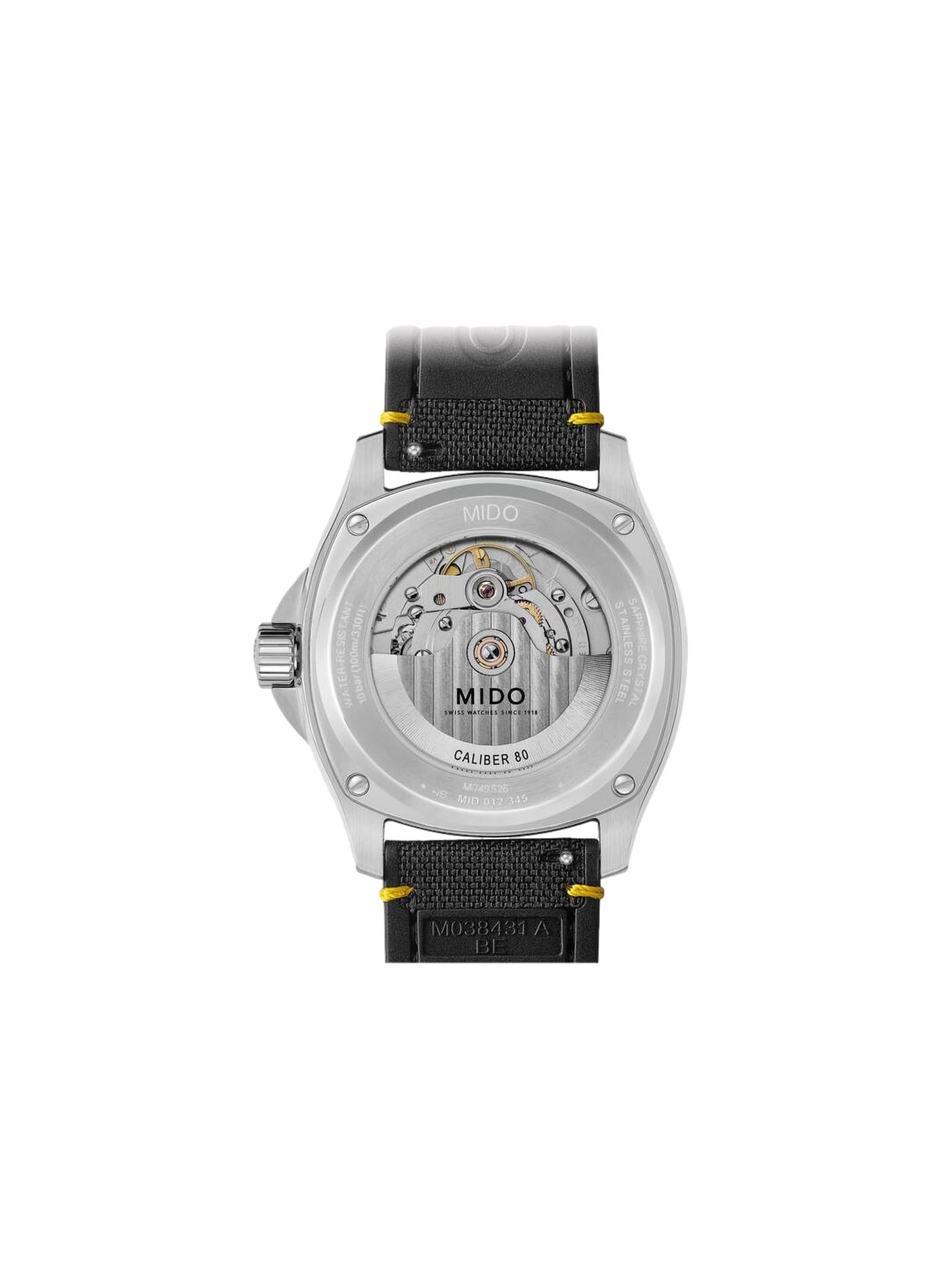 Montre Multifort TV Big Date en acier inoxydable MIDO Gris