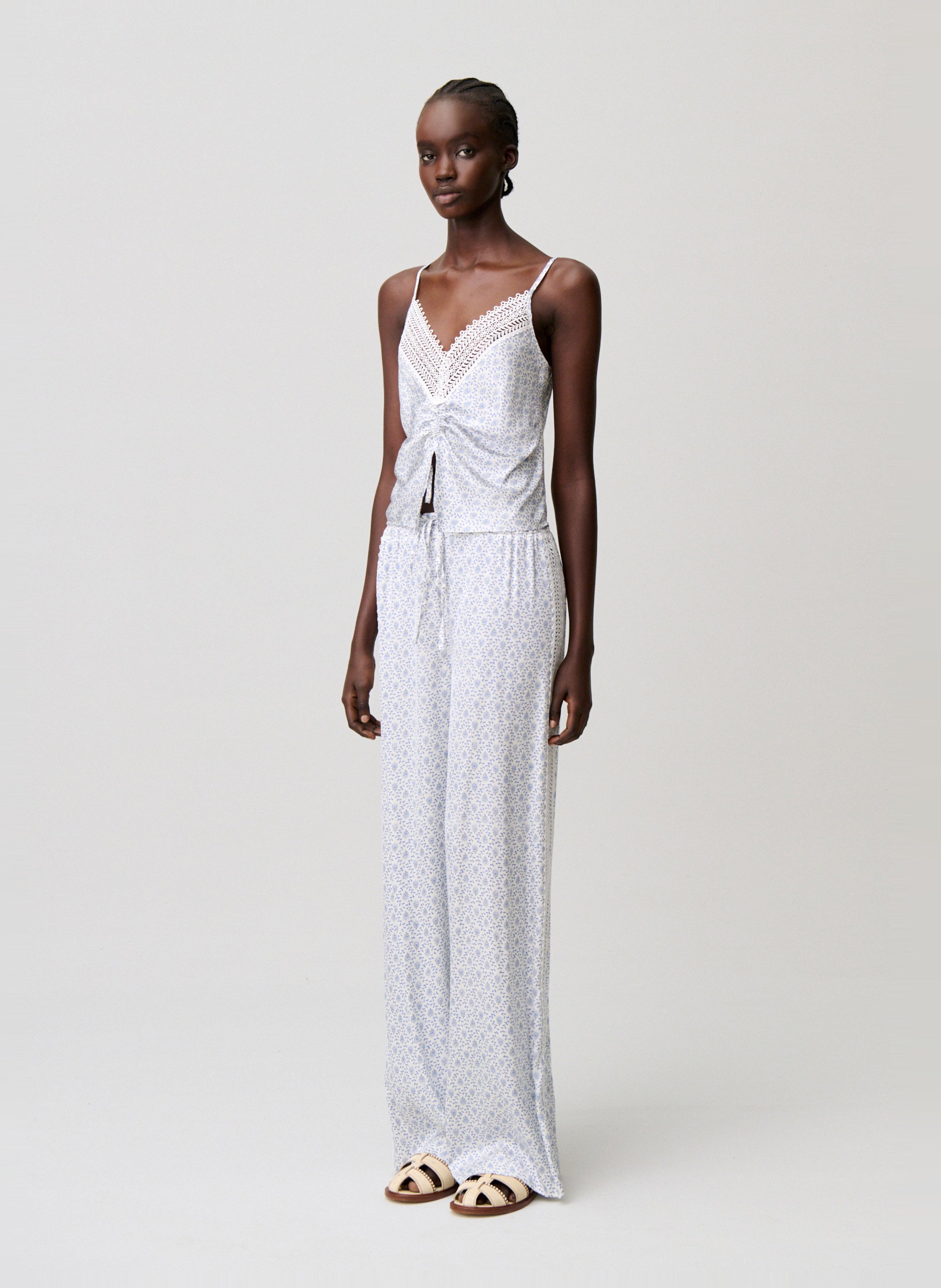 Pantalon large CLAUDIE PIERLOT Multicolore