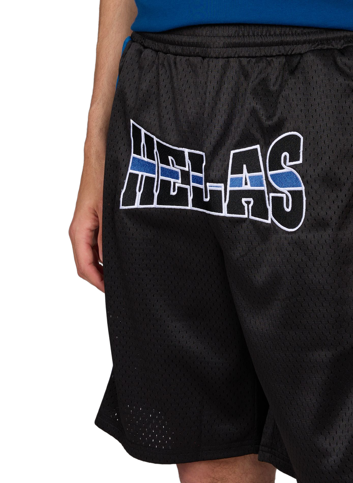 Short broderie logo HELAS CAPS Noir