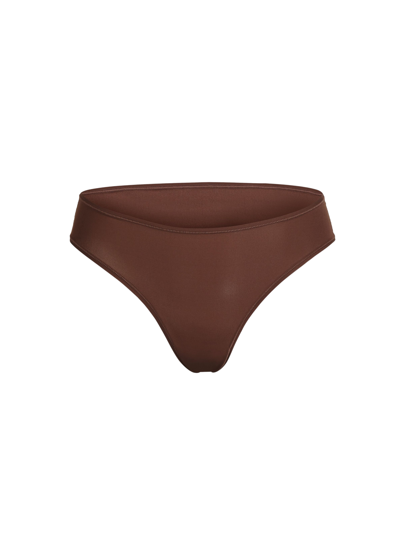 Seamless Mid-Rise Solid Culottes SKIMS Brown