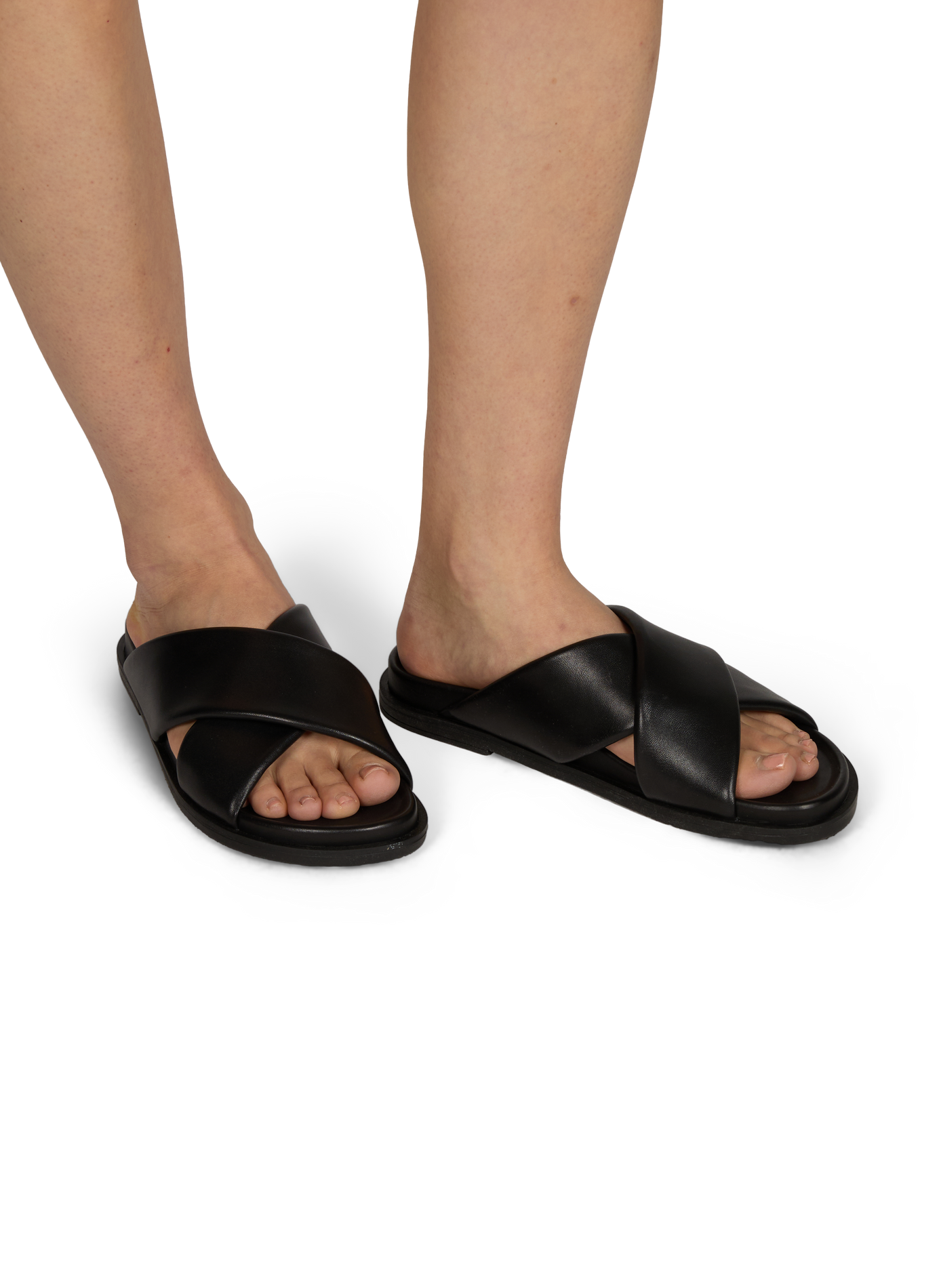 Sandales plates Adelash  GEOX Noir