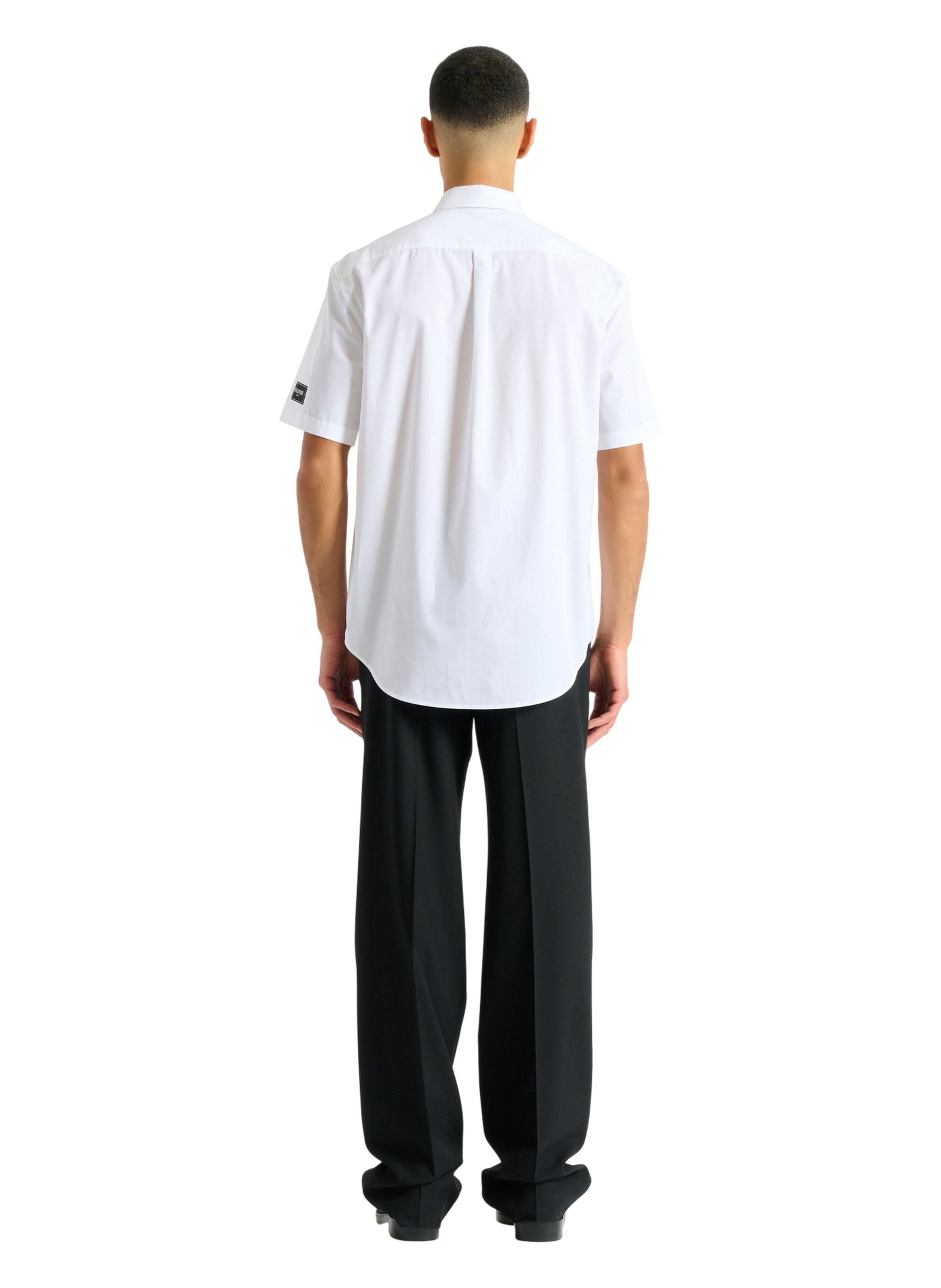 Chemise balmain paris en popeline de coton BALMAIN Blanc