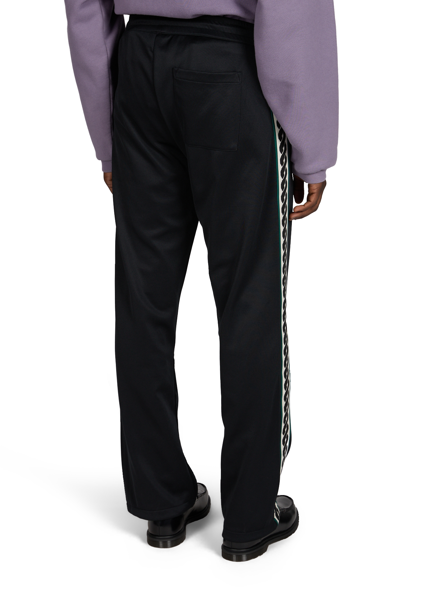 Pantalon de survêtement à bandes contrastantes  DROLE DE MONSIEUR Noir