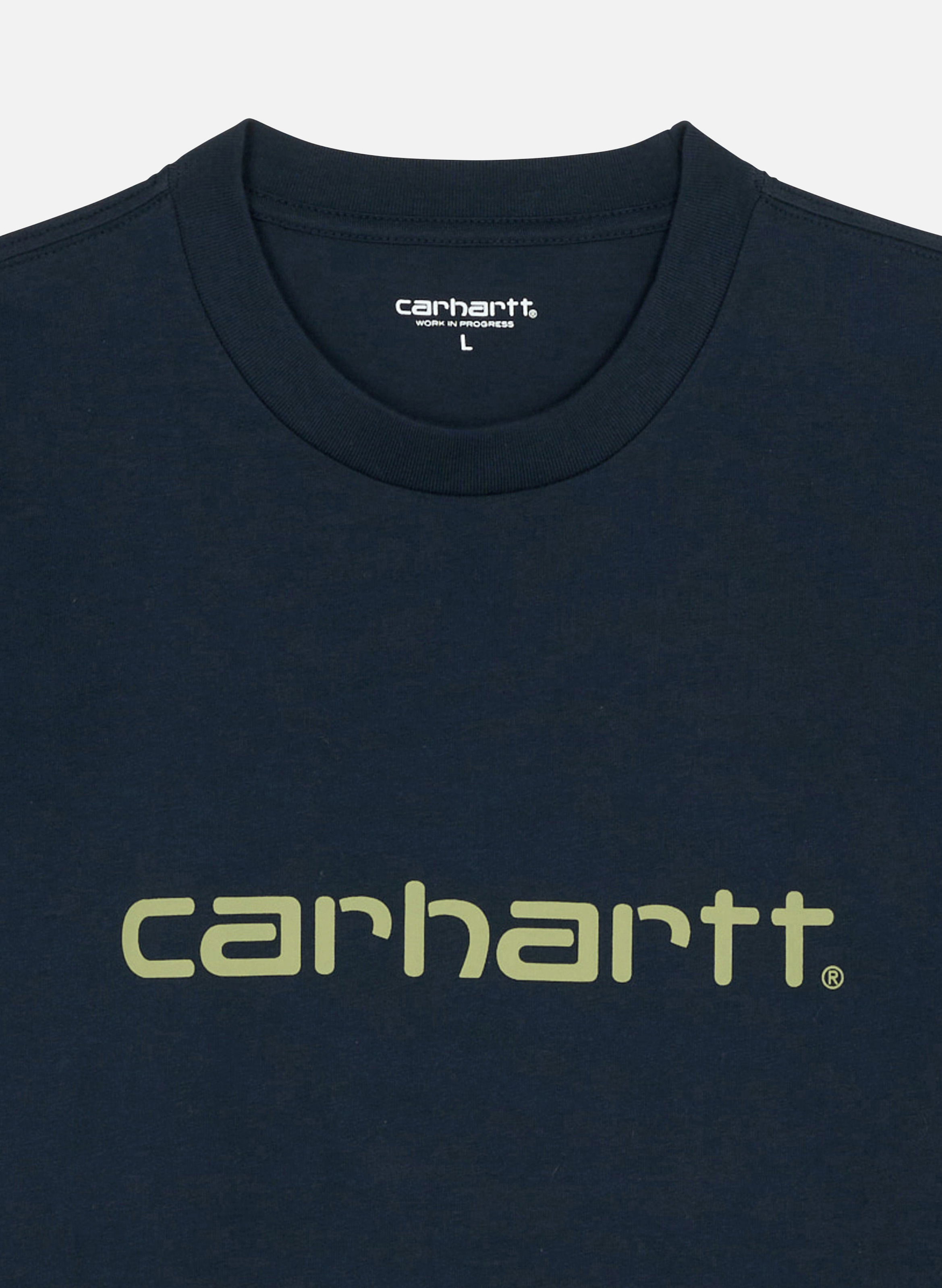 T-shirt s/s script t-shirt CARHARTT WIP Bleu